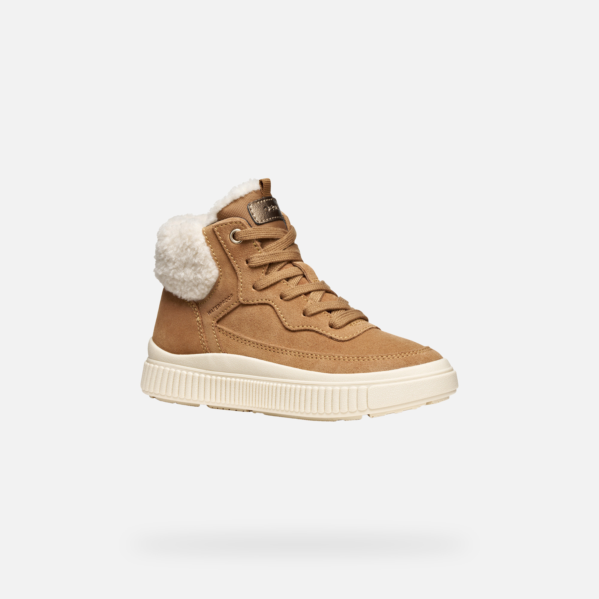 Brown Girls' Geox Laquinny WPF Sneakers - Girls