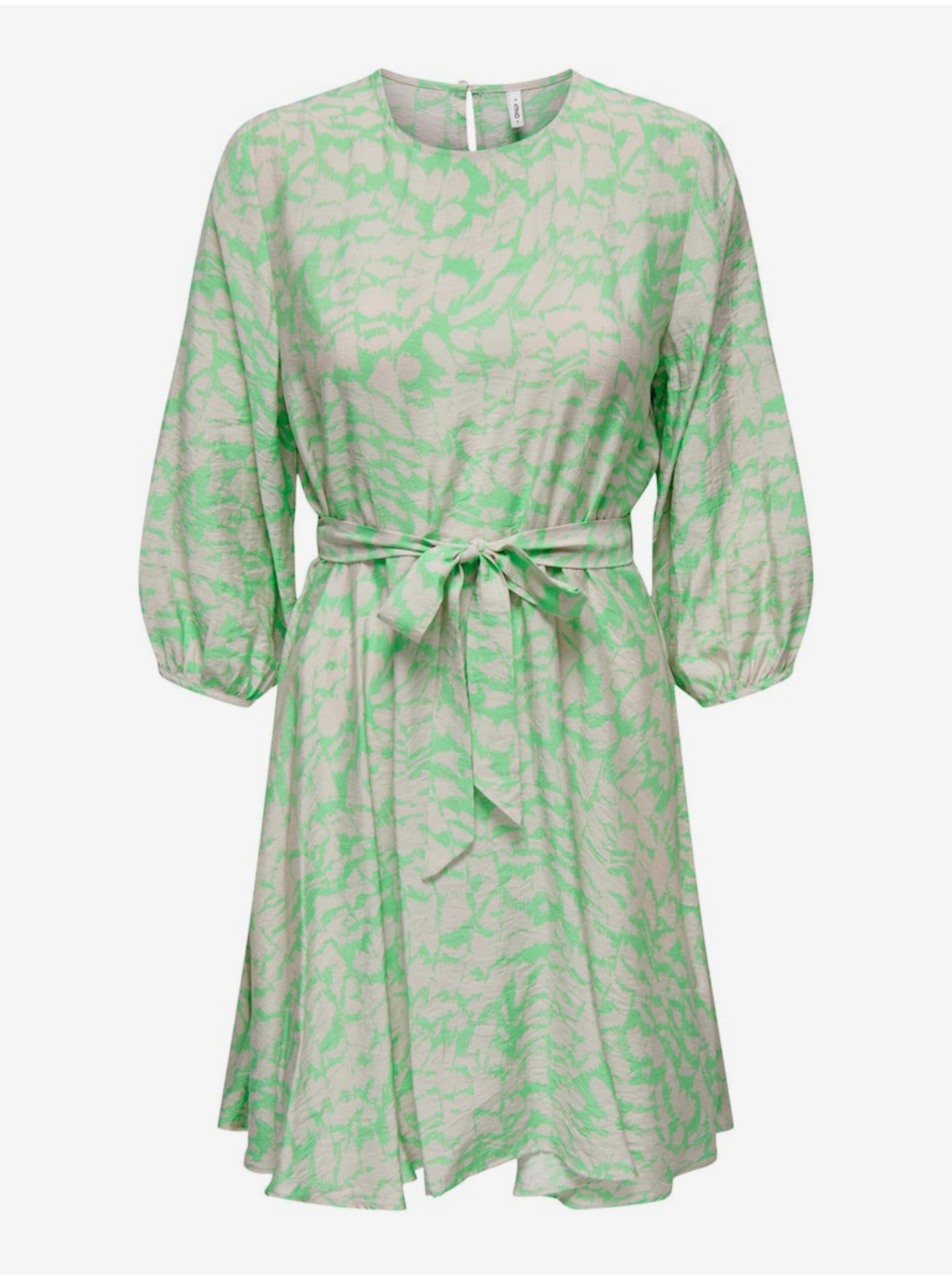 Světle zelené dámské vzorované šaty ONLY Celina - Dámské