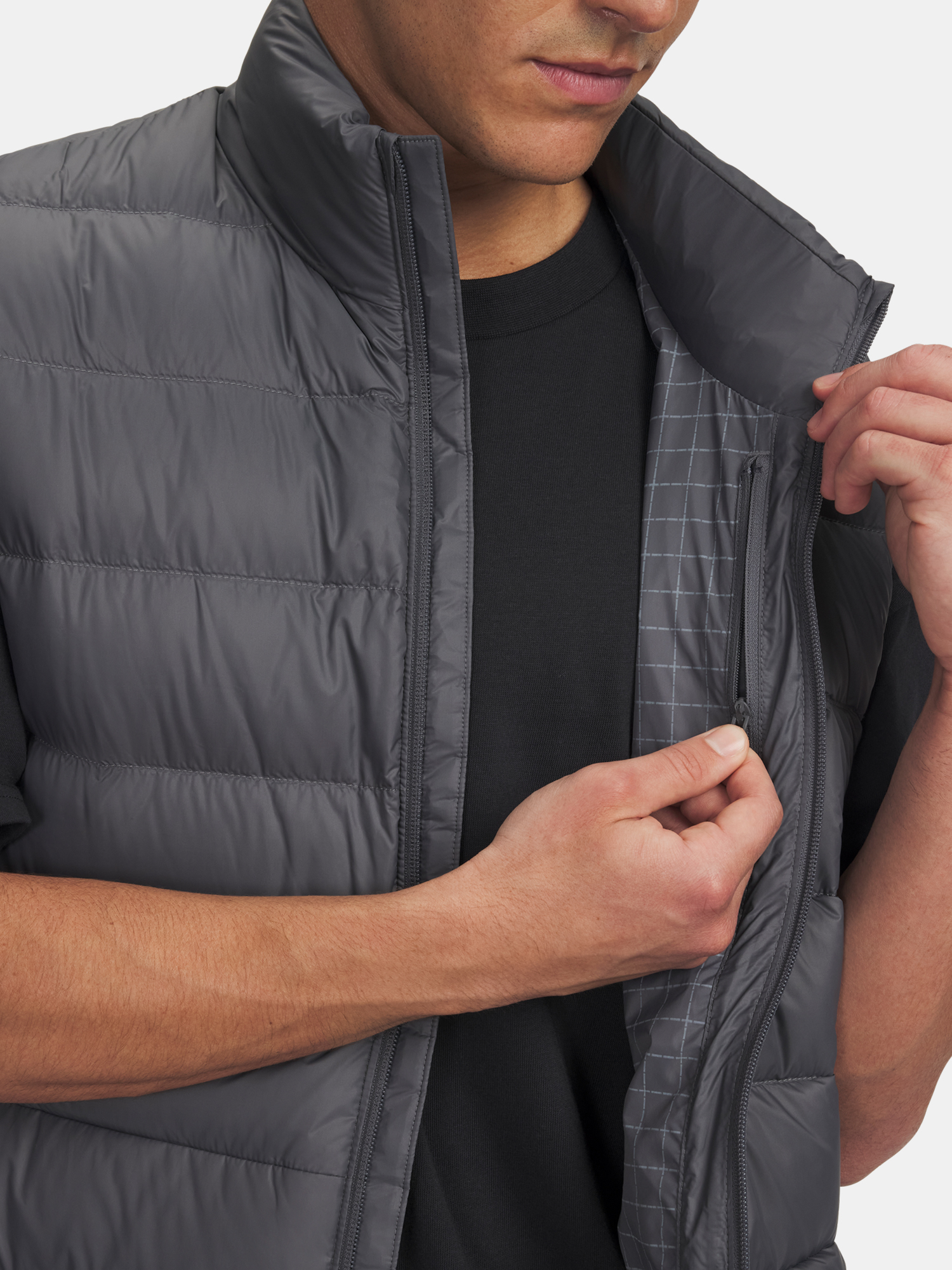 Men&#039;s Under Armour LEGEND DOWN VEST-GRY - Men&#039;s