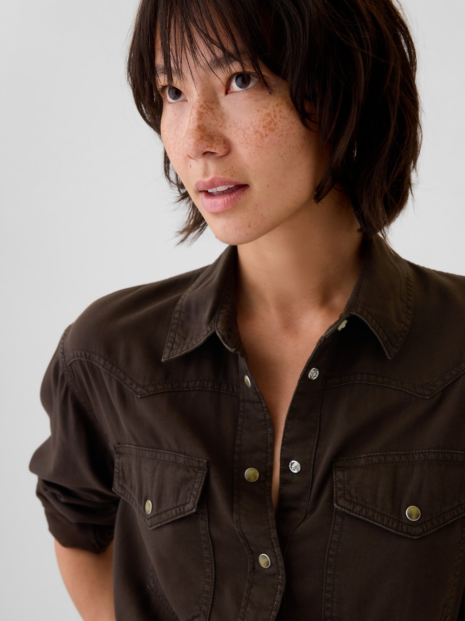 GAP Denim cropped shirt Western - Women's