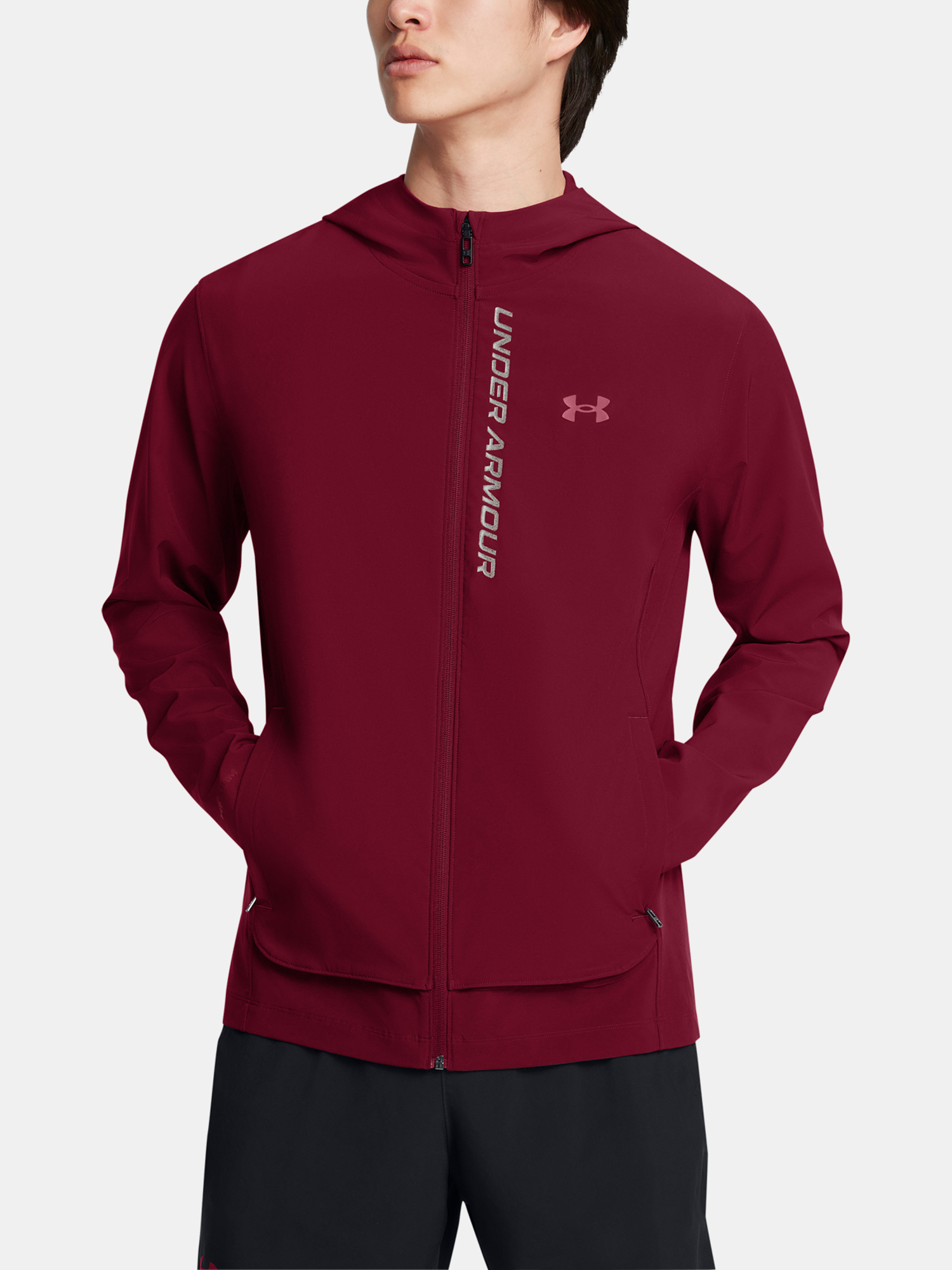 Men's Jacket Under Armour UA OUTRUN THE STORM JACKET-RED - Men's