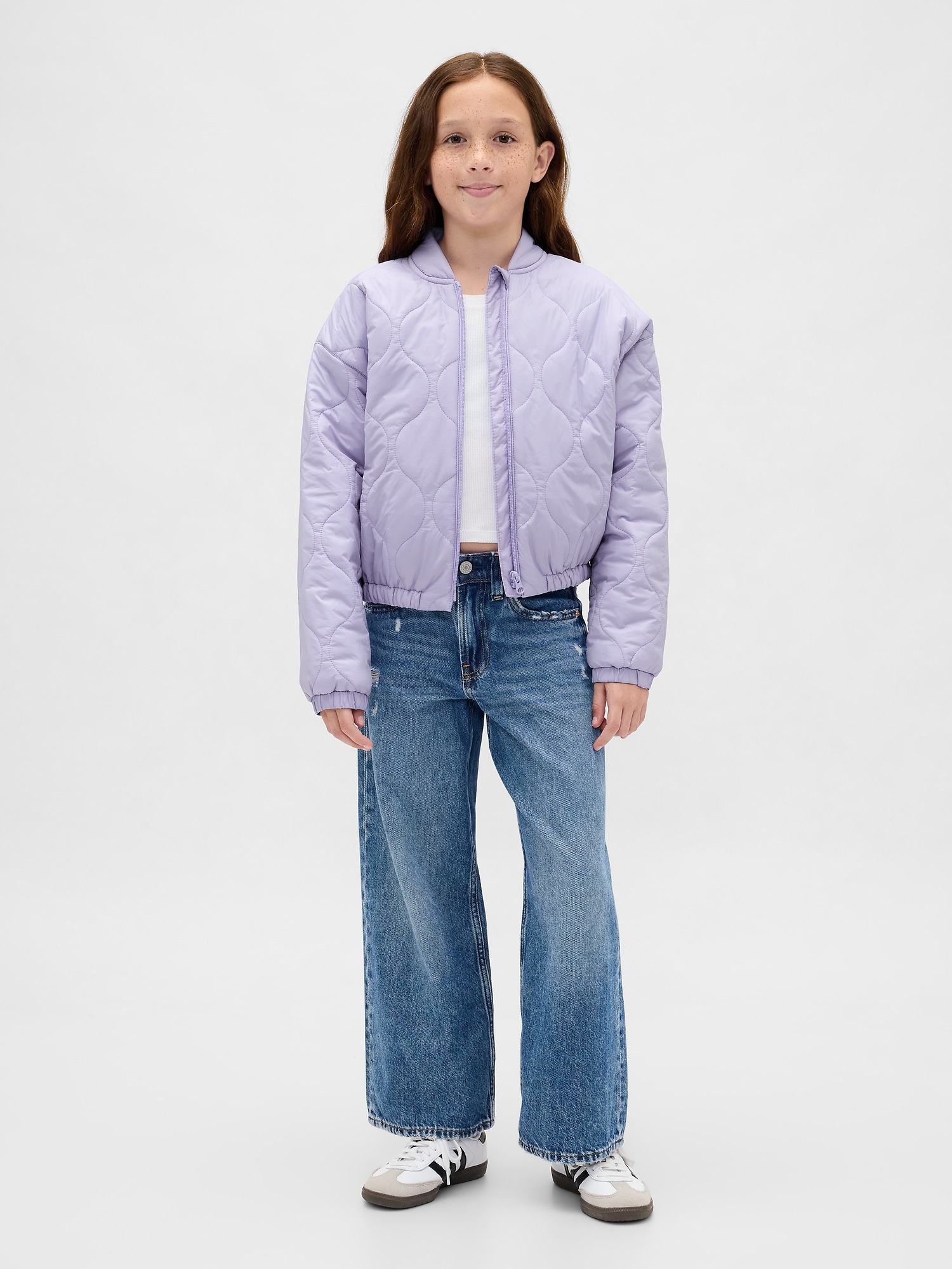 GAP Children's Quilted Waterproof Jacket PrimaLoft® - Girls