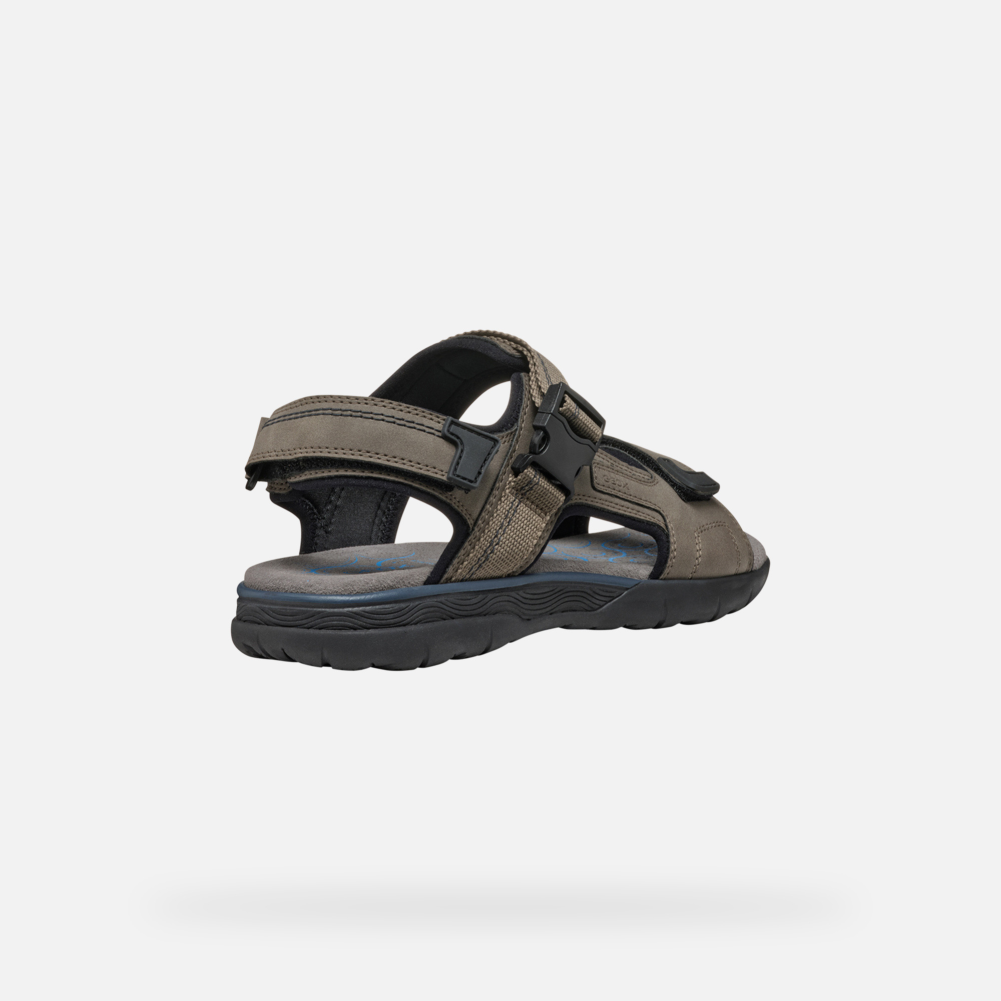 Men's light grey sandals Geox Spherica EC5 - Men