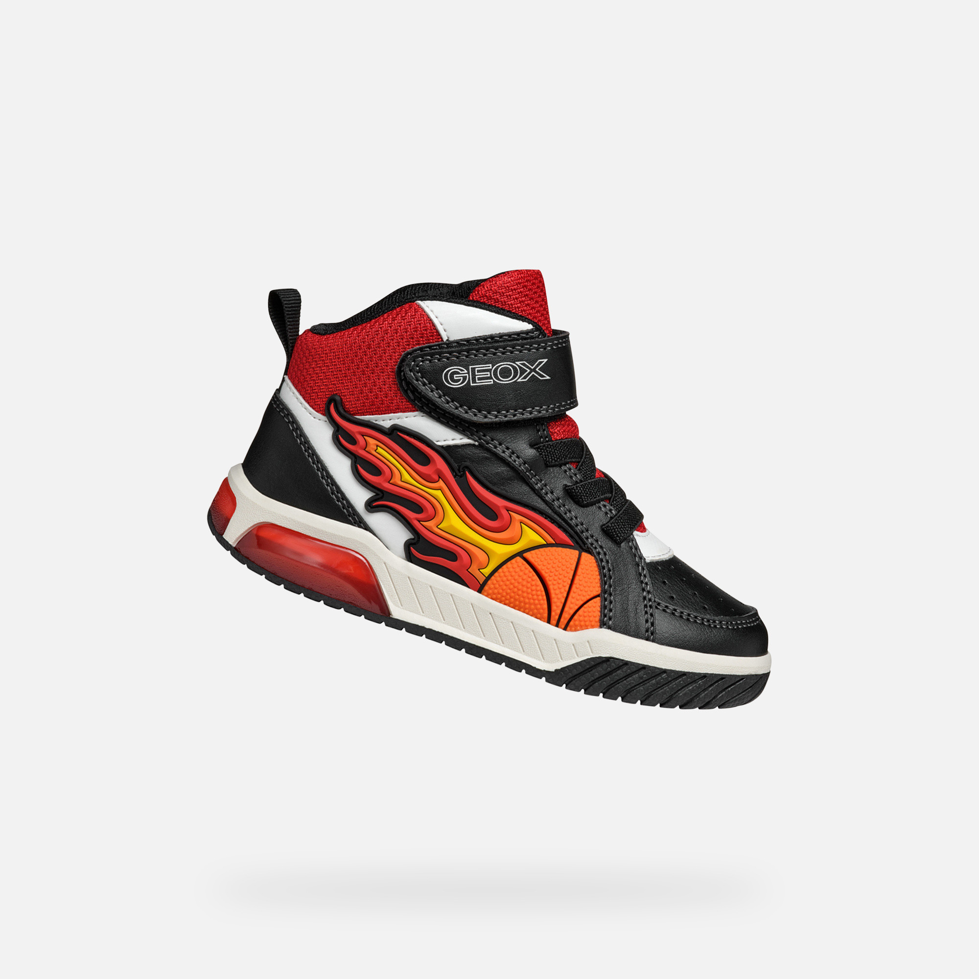 Black boys sneakers Geox Inek - Boys