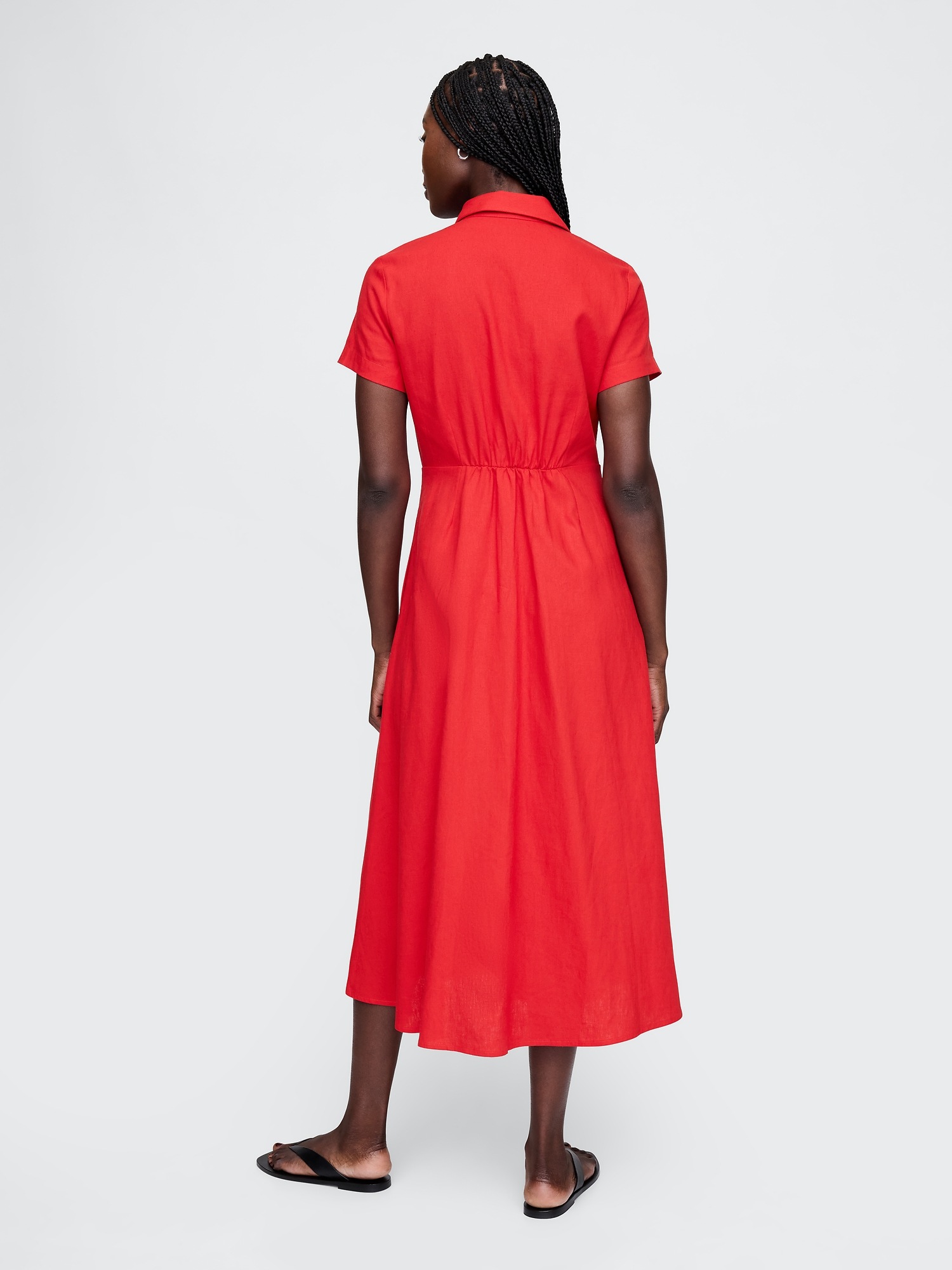 GAP Linen shirt maxi dress - Women's