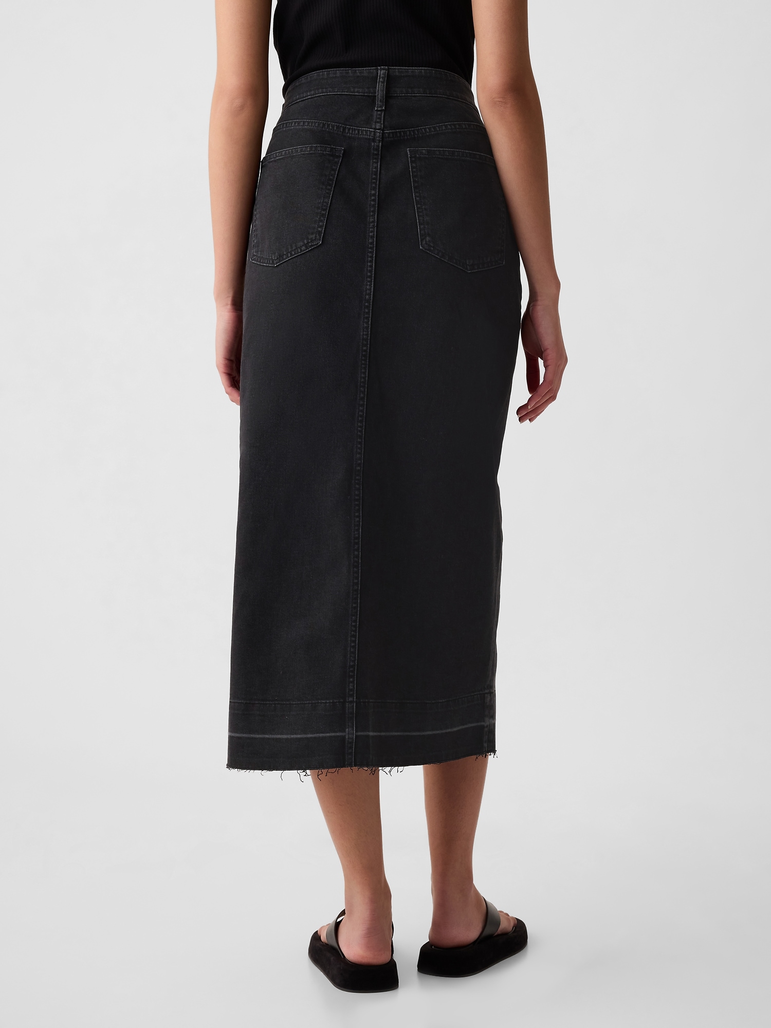 GAP Denim Midi Skirt - Women