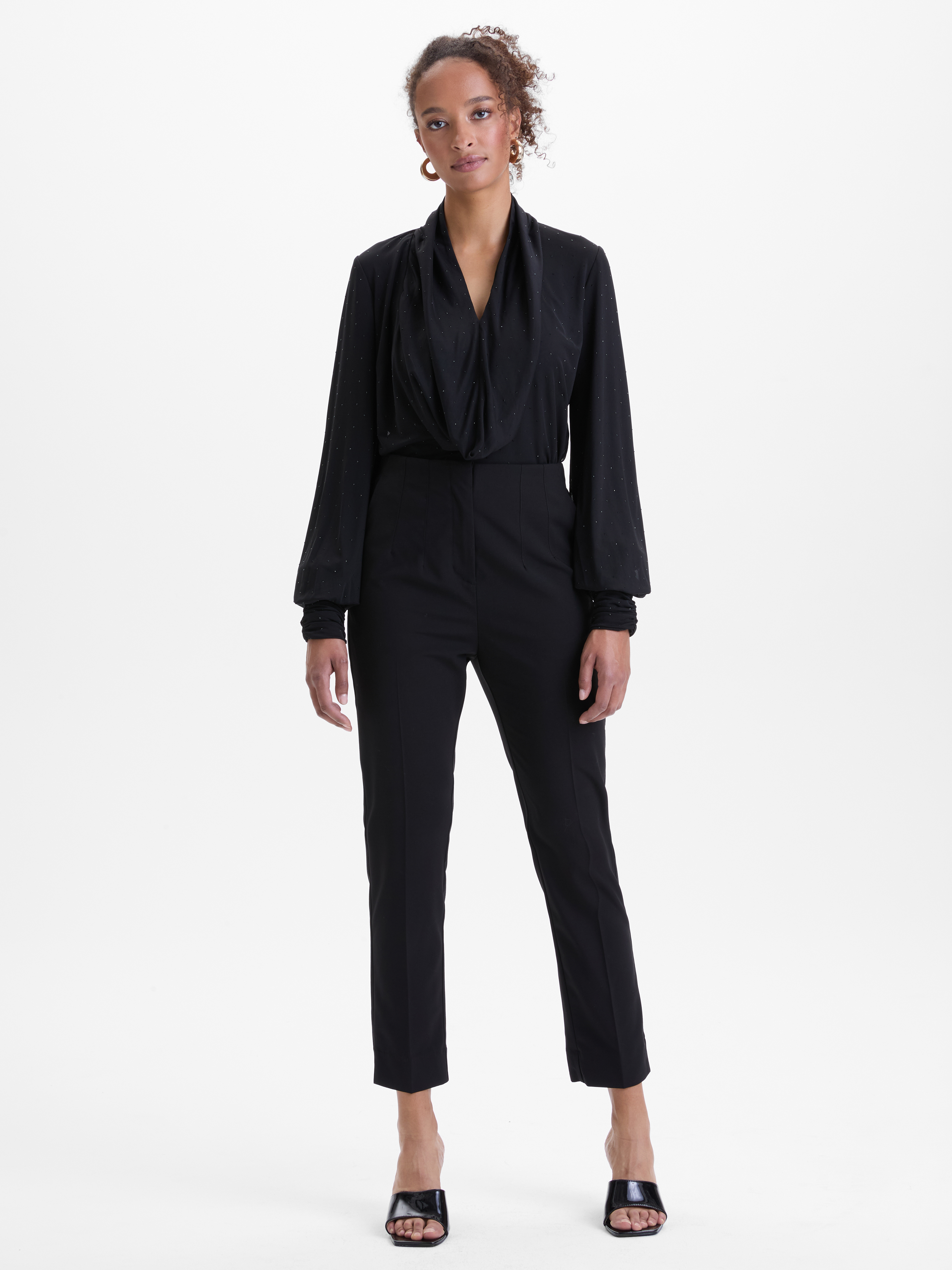 Černé dámské kalhoty ORSAY