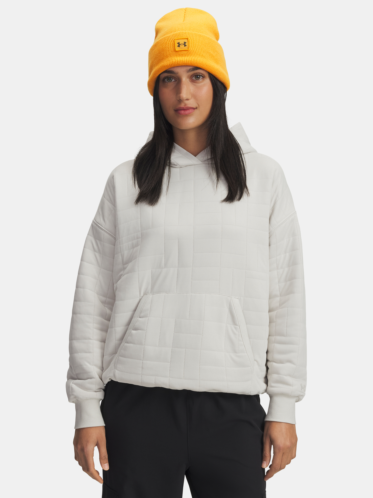 Women&#039;s sweatshirt Under Armour Unstoppable Flc Txtr Hoodie-WHT - Women&#039;s
