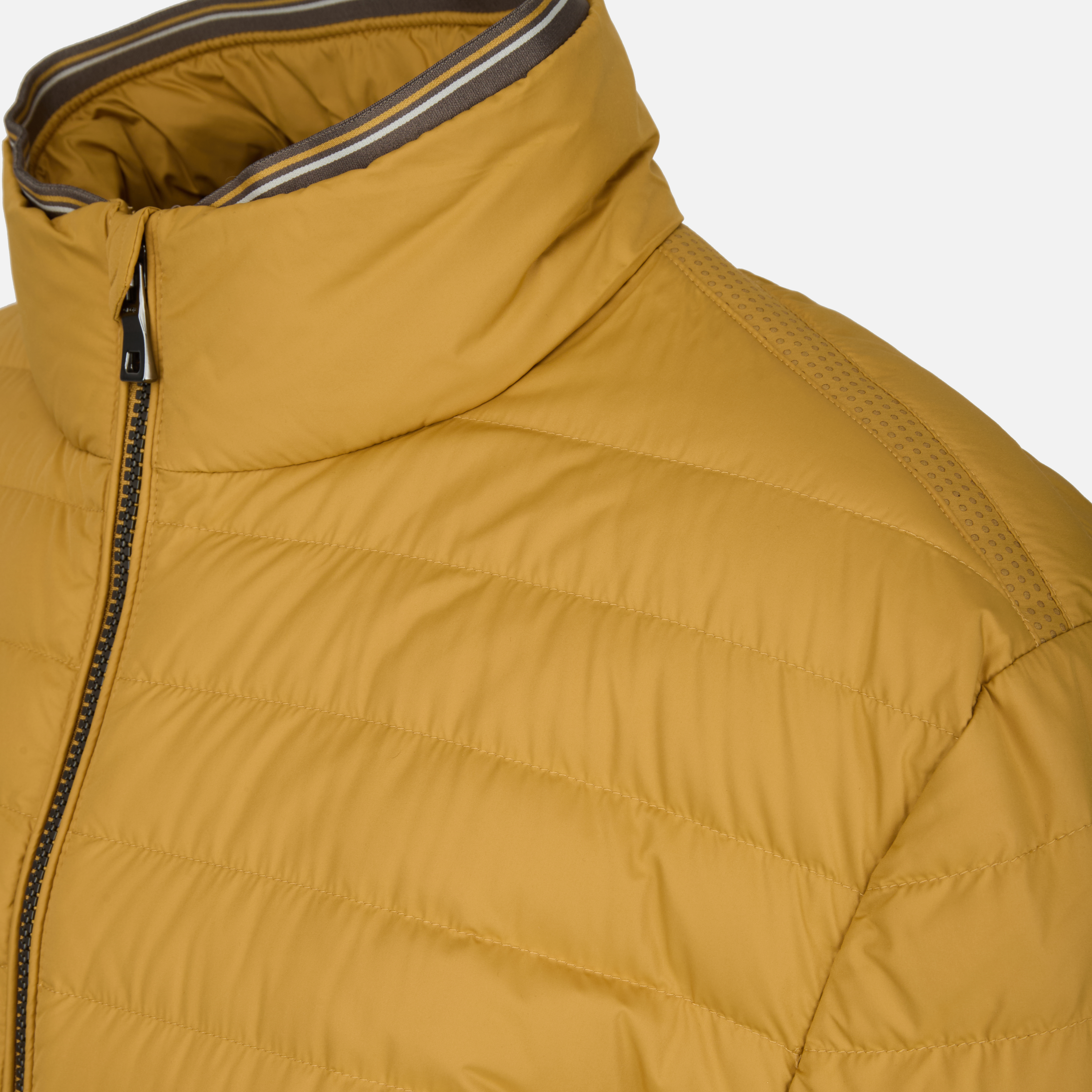 Geacă de puf galbenă pentru bărbați Geox Warrens