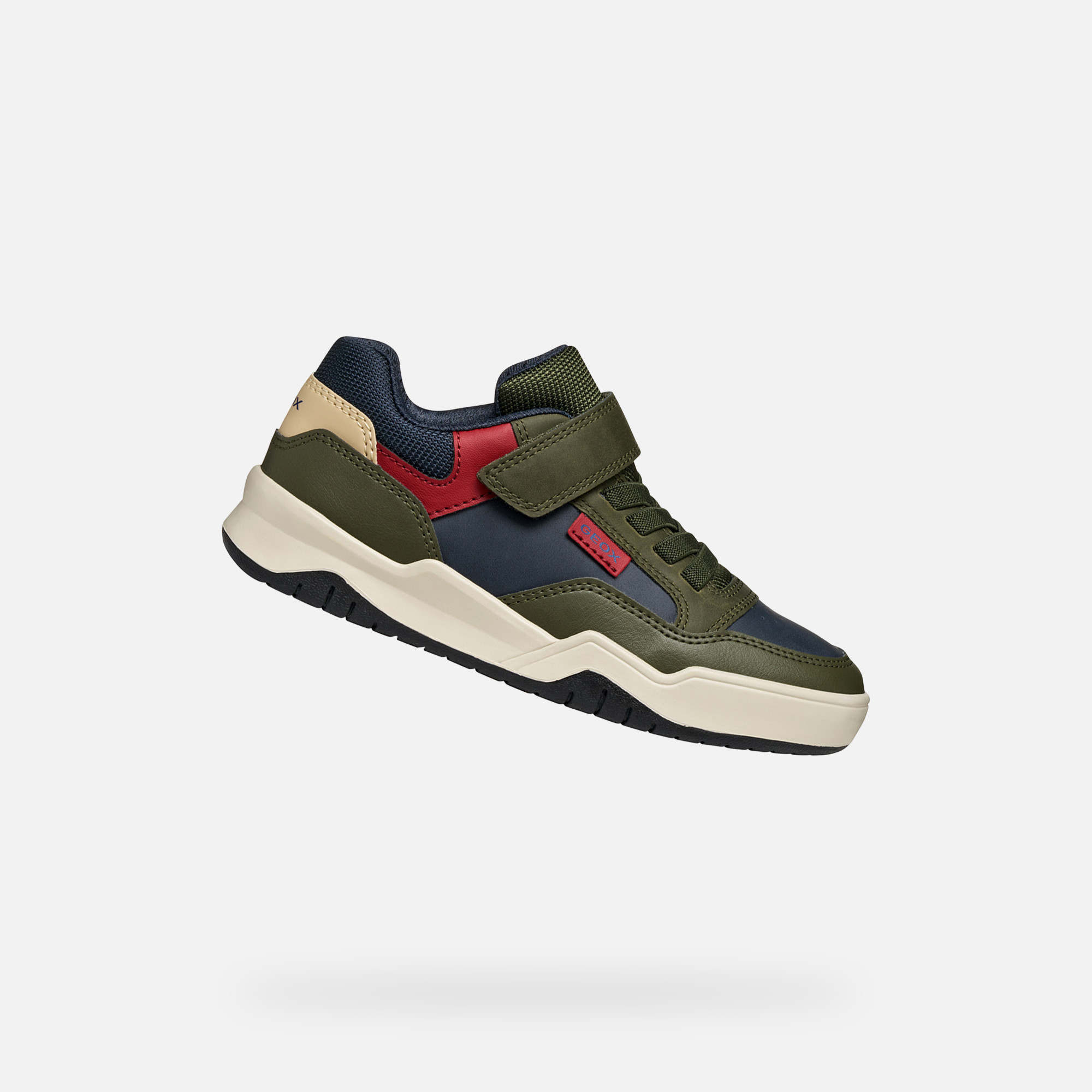 Khaki boys sneakers Geox Perth - Boys