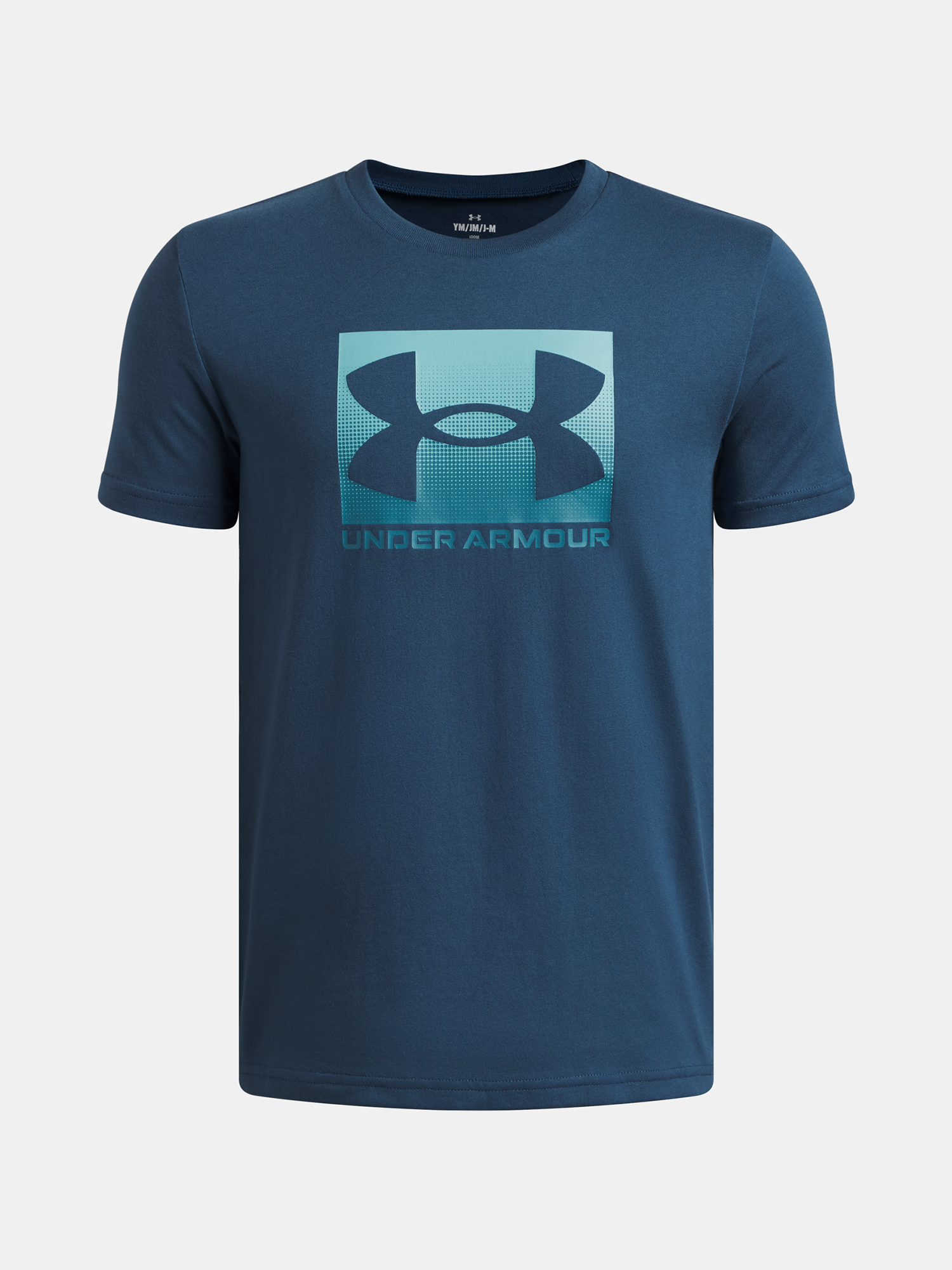 Boys' T-shirt Under Armour UA B BOXED SPORTS UPDATE SS-BLU - Boys