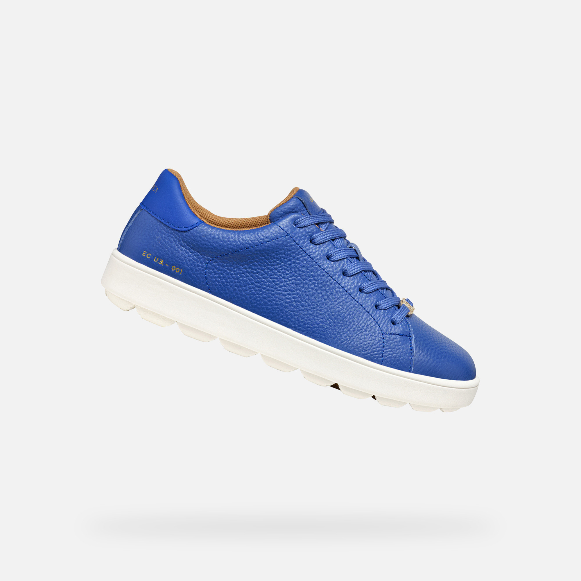Blue womens sneakers Geox Spherica ECUB-1 - Womens