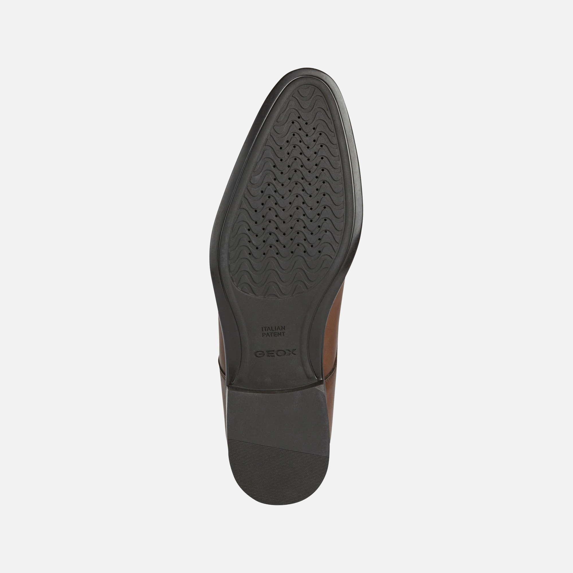 Brown men's formal shoes Geox Iacopo - Men's