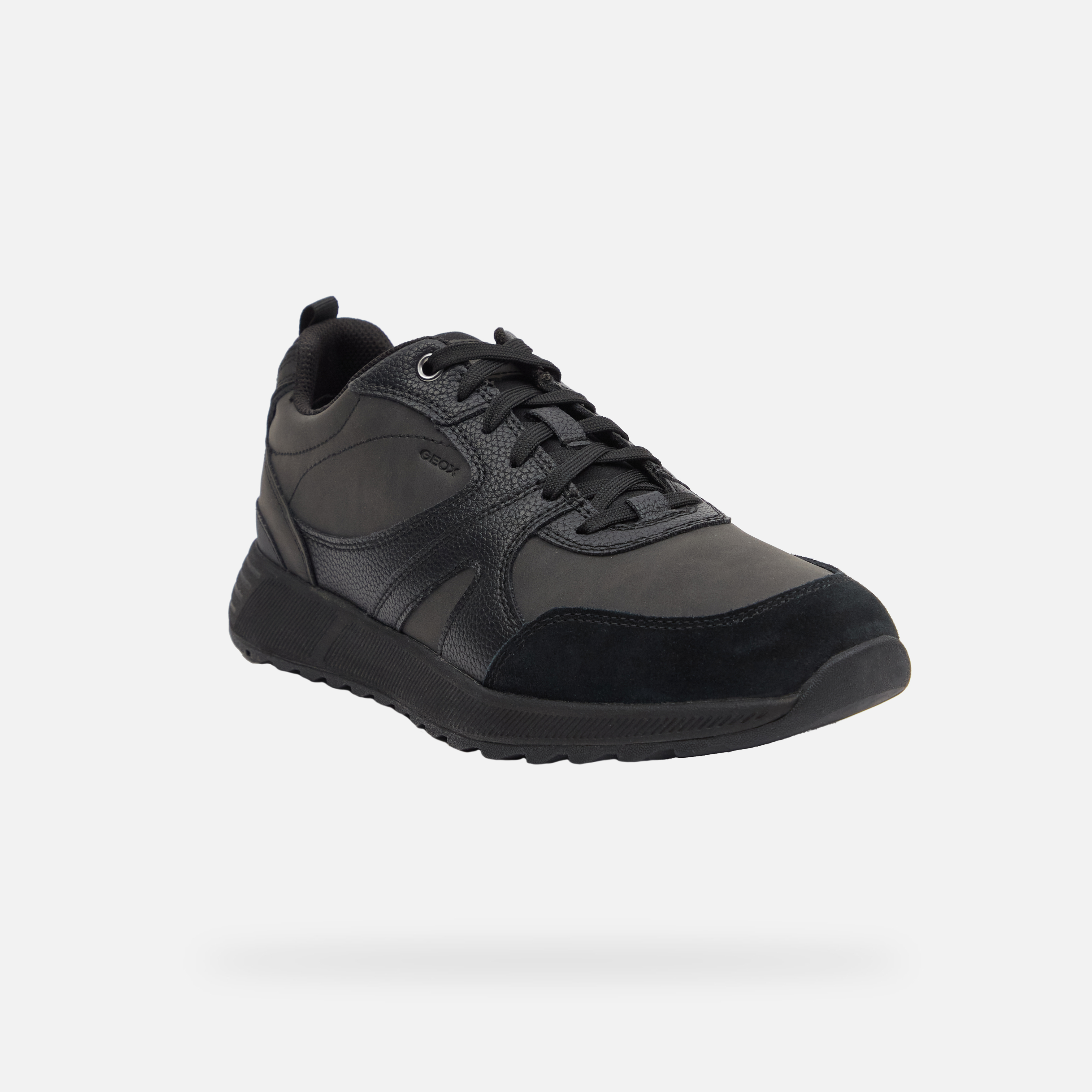 Black men's sneakers Geox Molveno - Men's