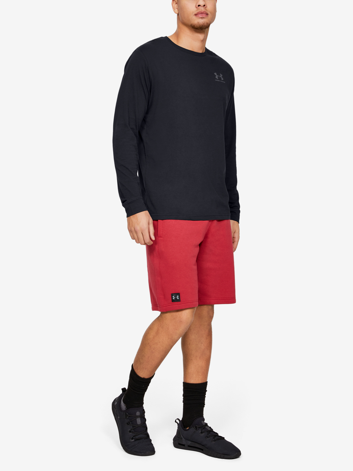 Tricou barbati, Under Armour SPORTSTYLE LEFT CHEST LS
