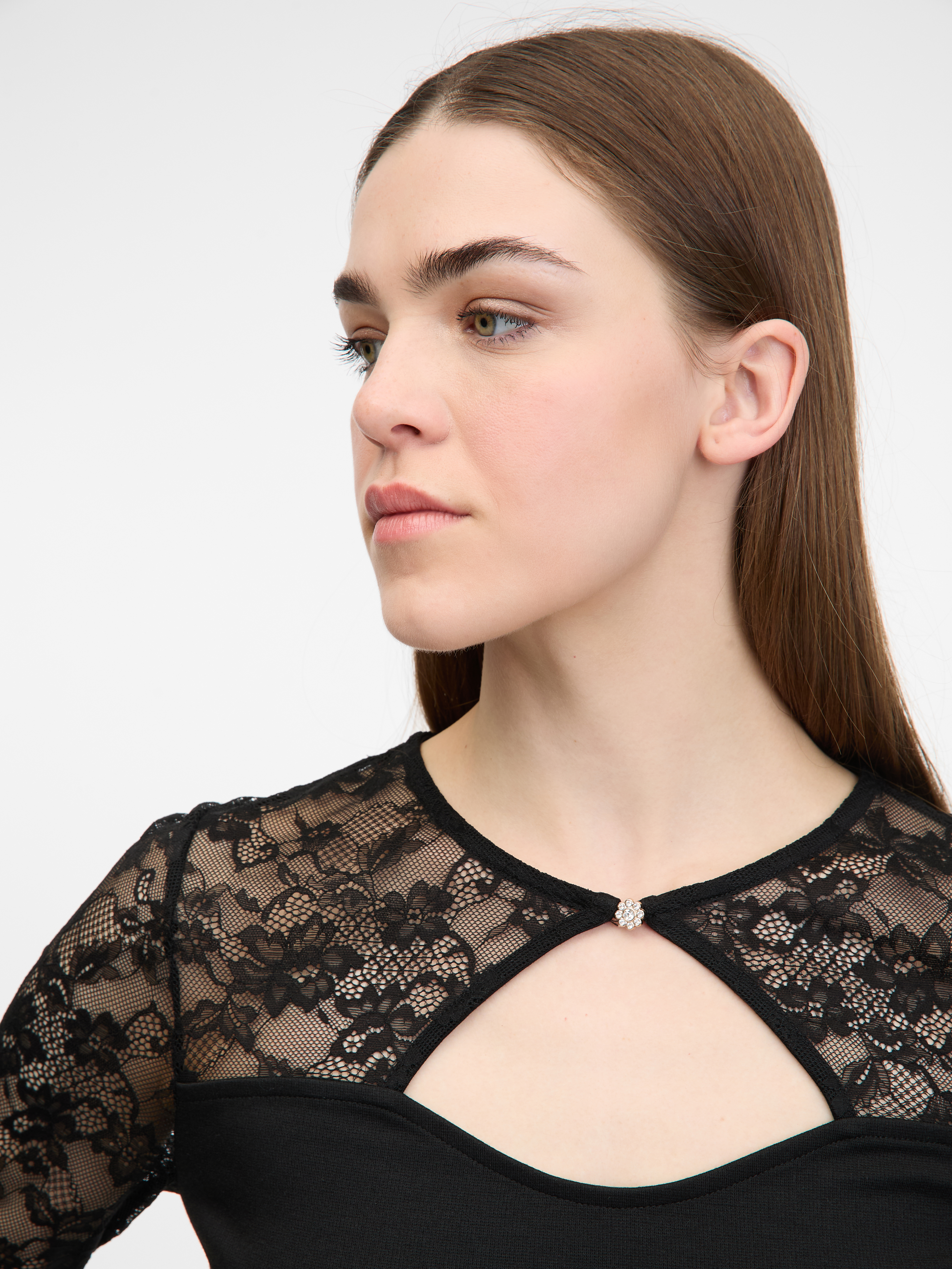 Black women's bodysuit with long sleeves ORSAY - Women's