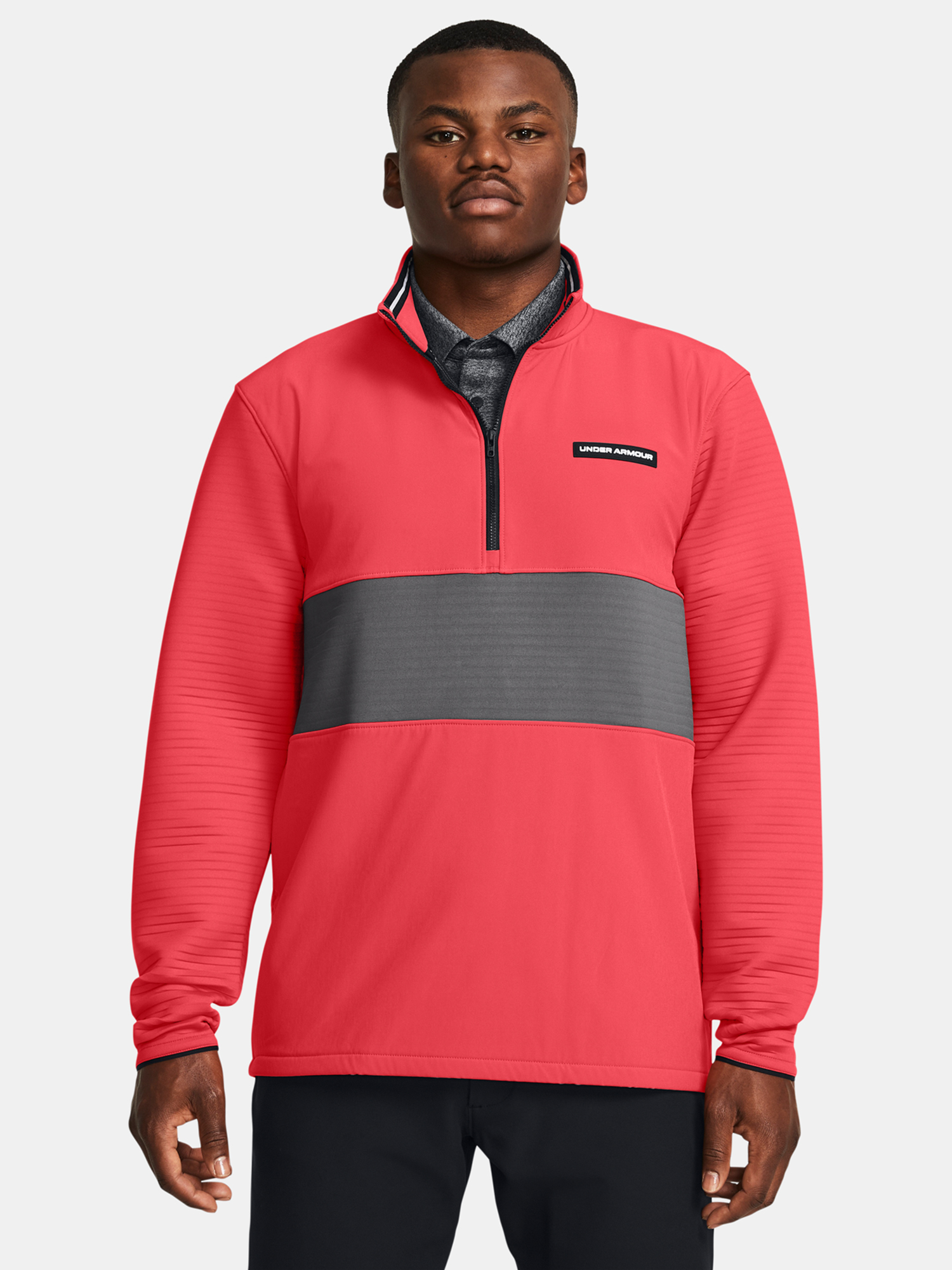 Bundy a mikiny pre mužov Under Armour - červená