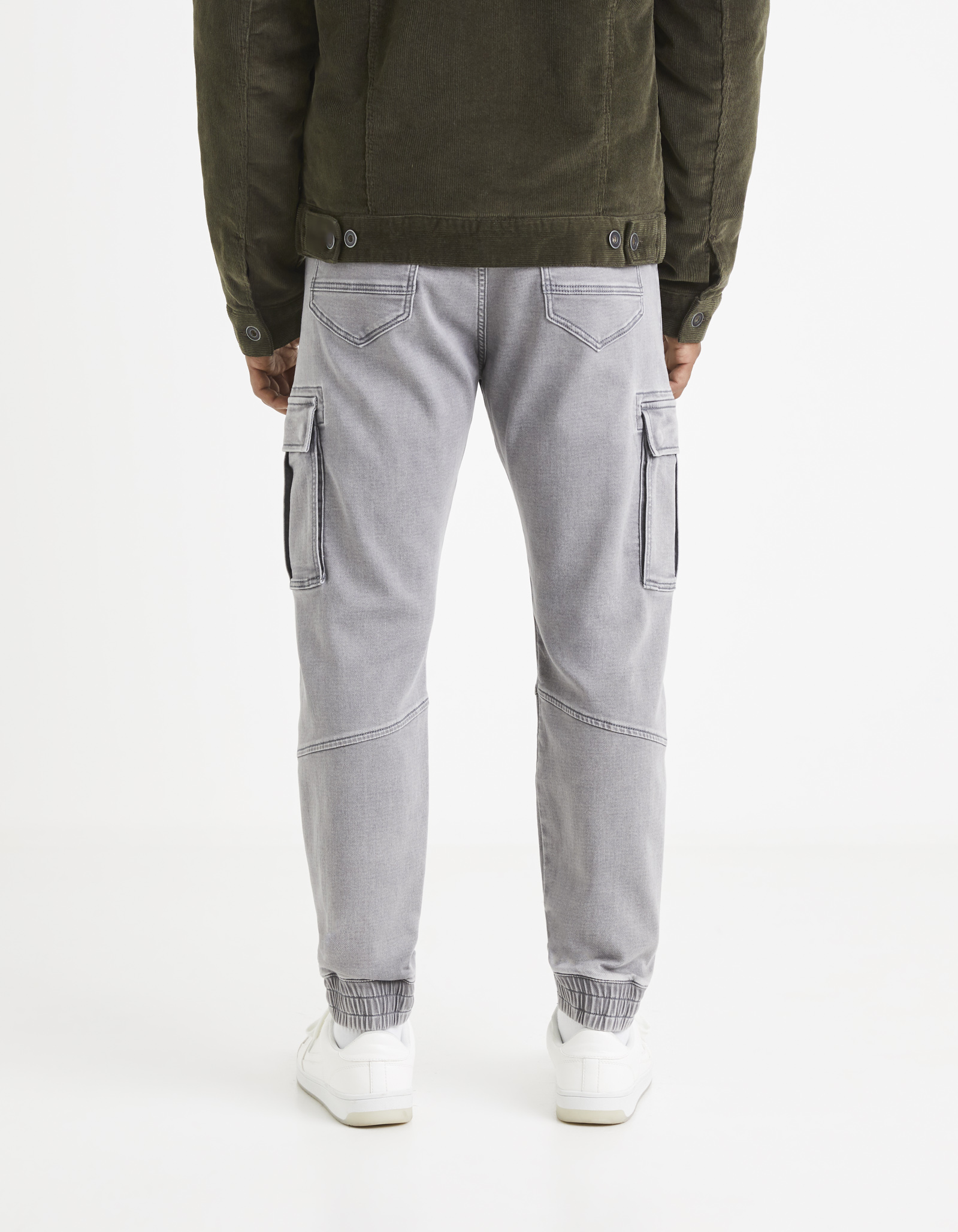 Pantaloni casual pentru barbati Celio - gri deschis