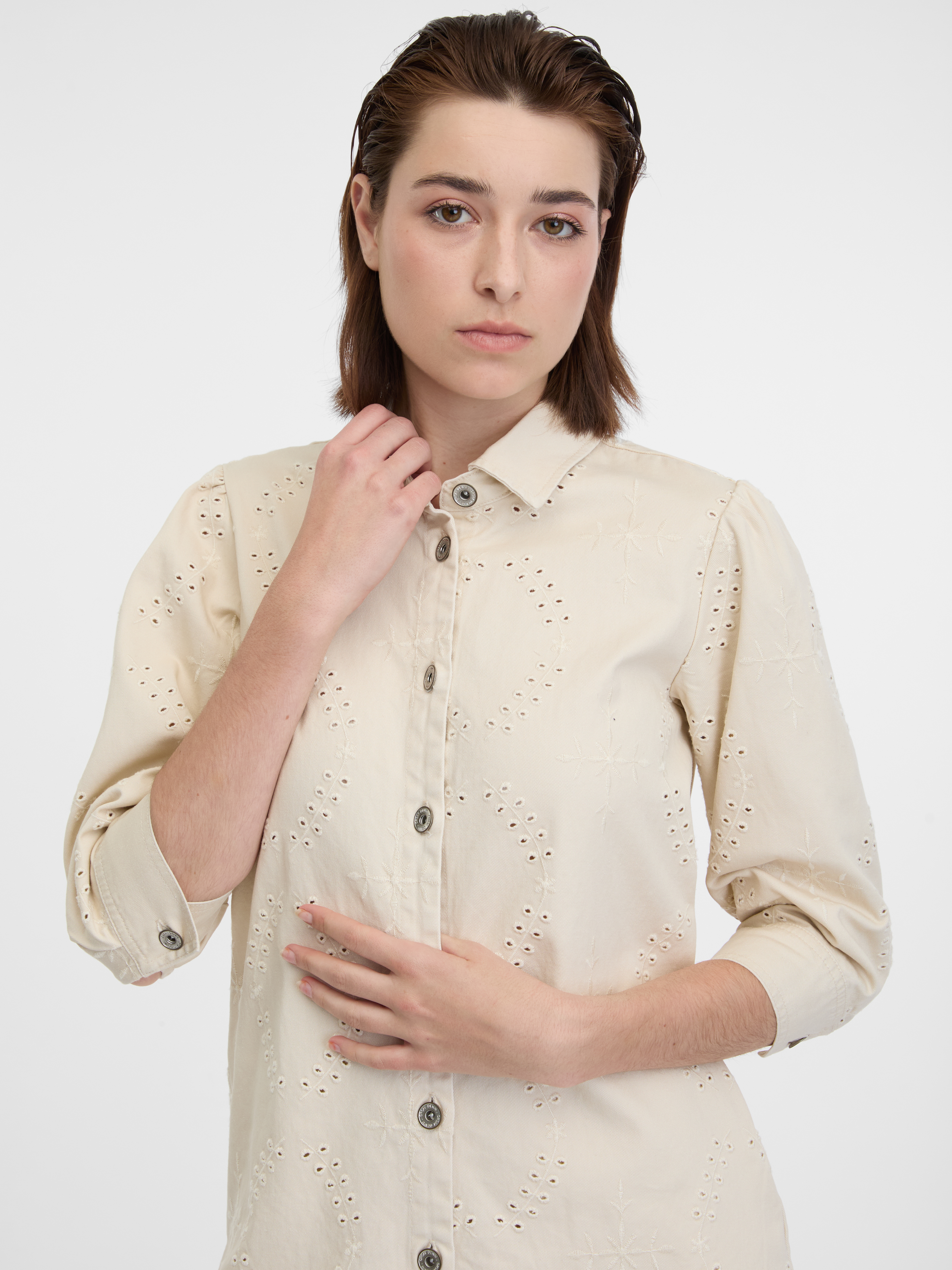 Rochii tip camasa pentru femei ORSAY - bej