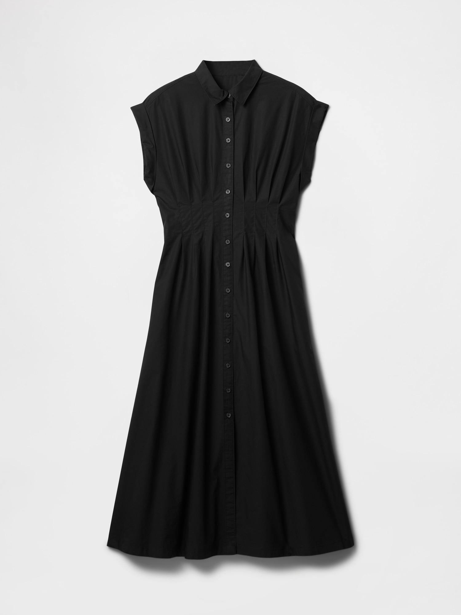 GAP Shirt poplin midi dress - Women's