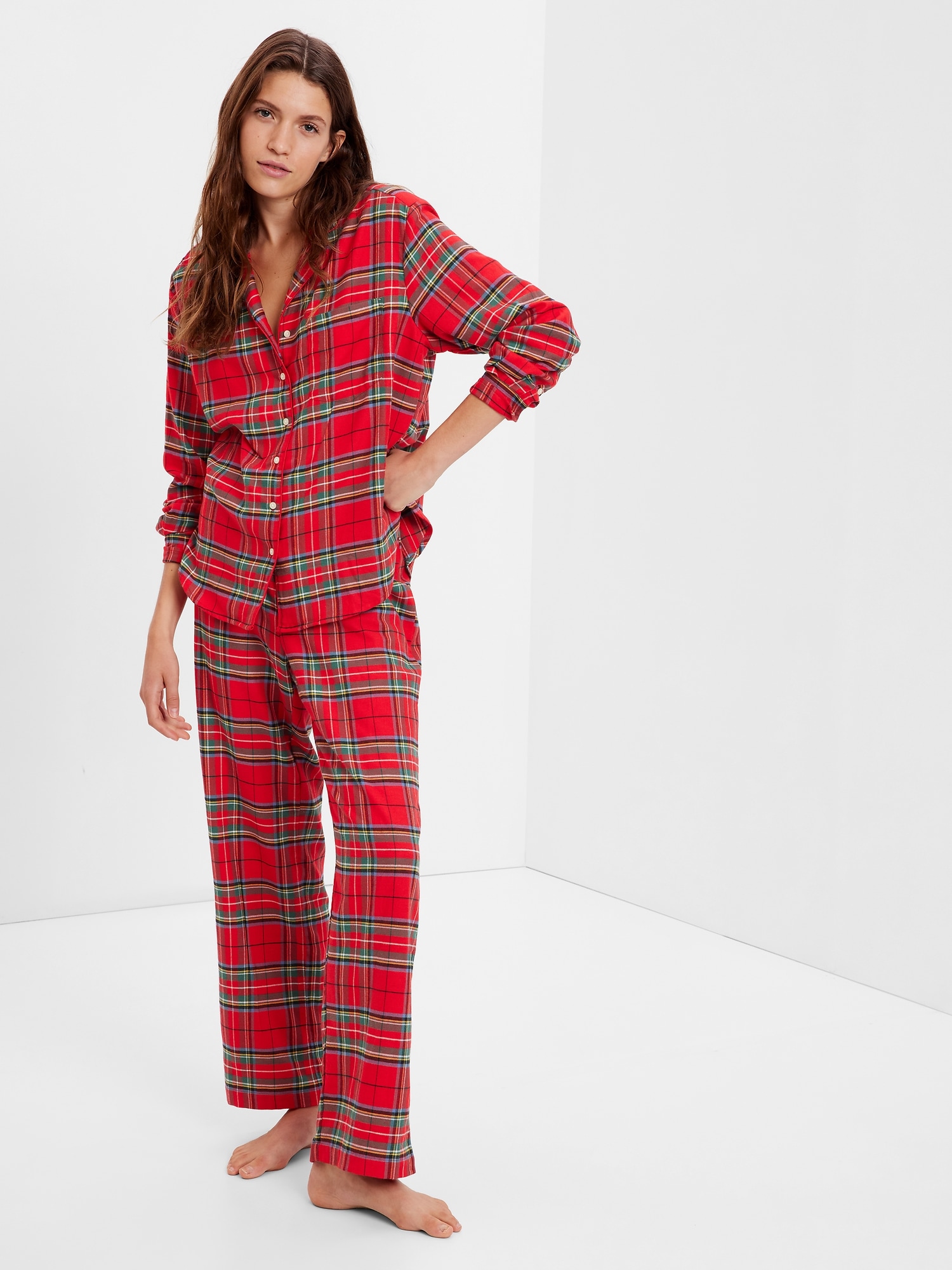 GAP Flannel Plaid Pyjamas - Women
