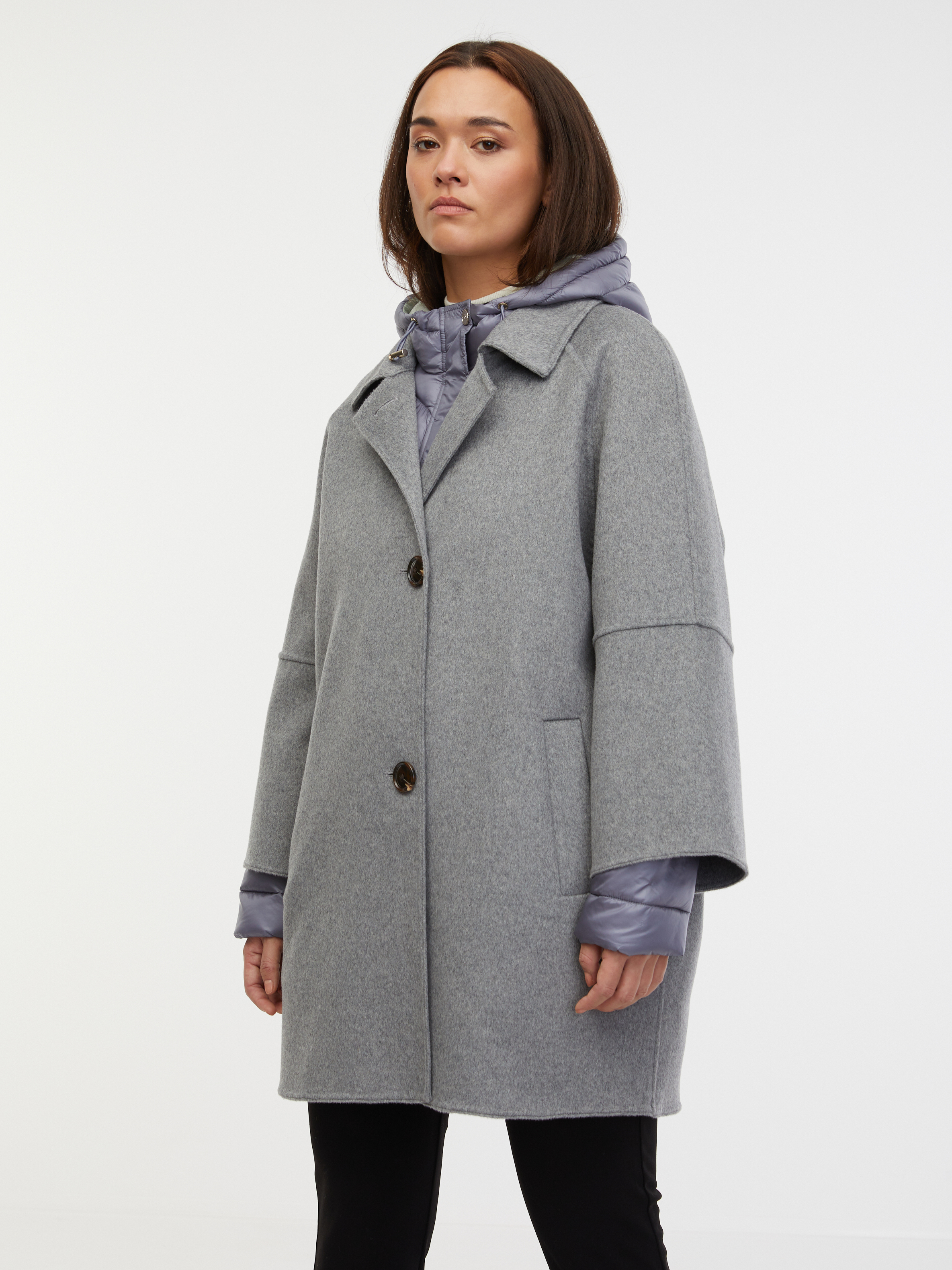 Orsay Women's Grey Wool Coat - Women's