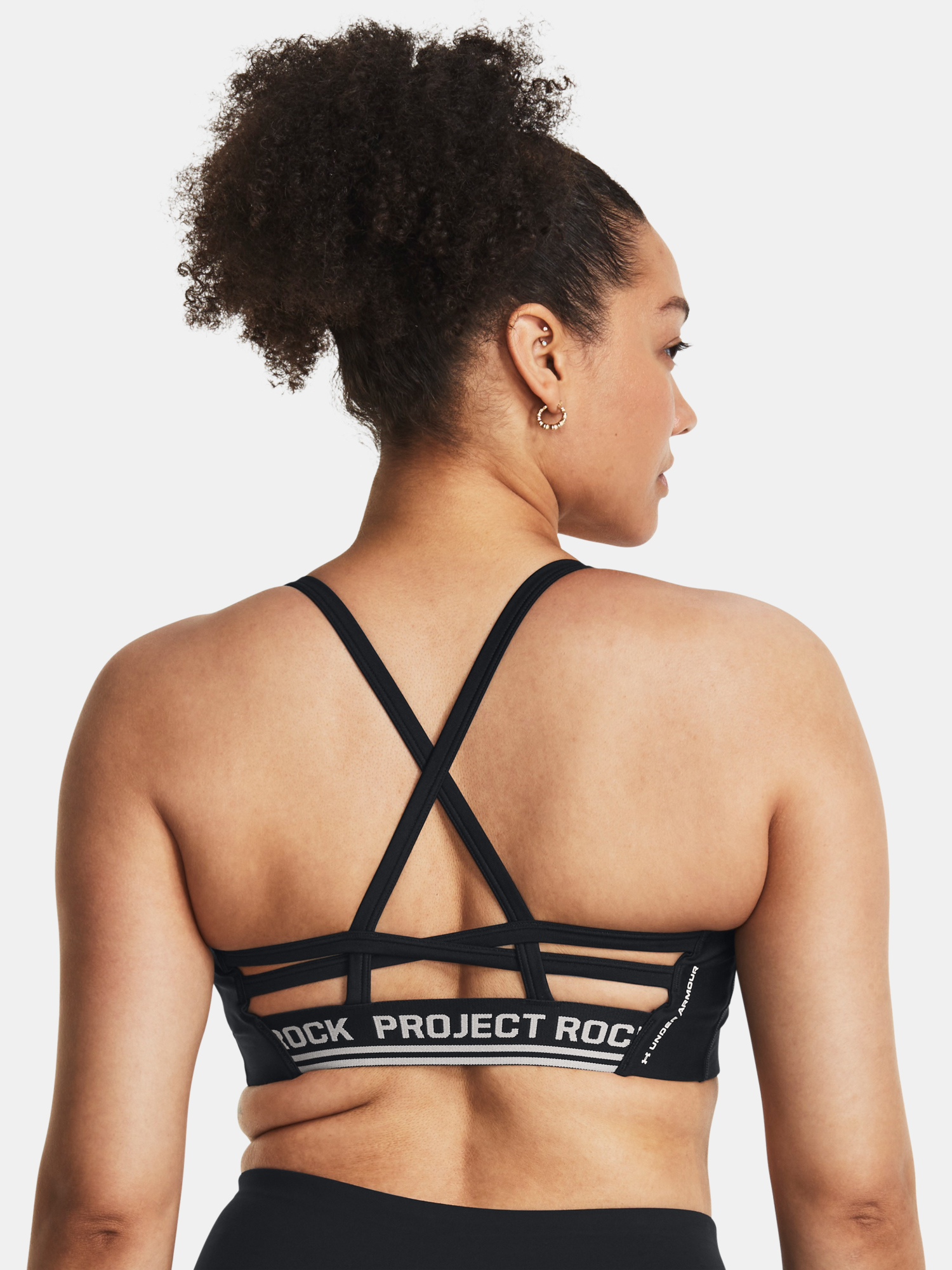 Under Armour Bra Pjt Rck All Train Crsbck Bra-BLK - Women's