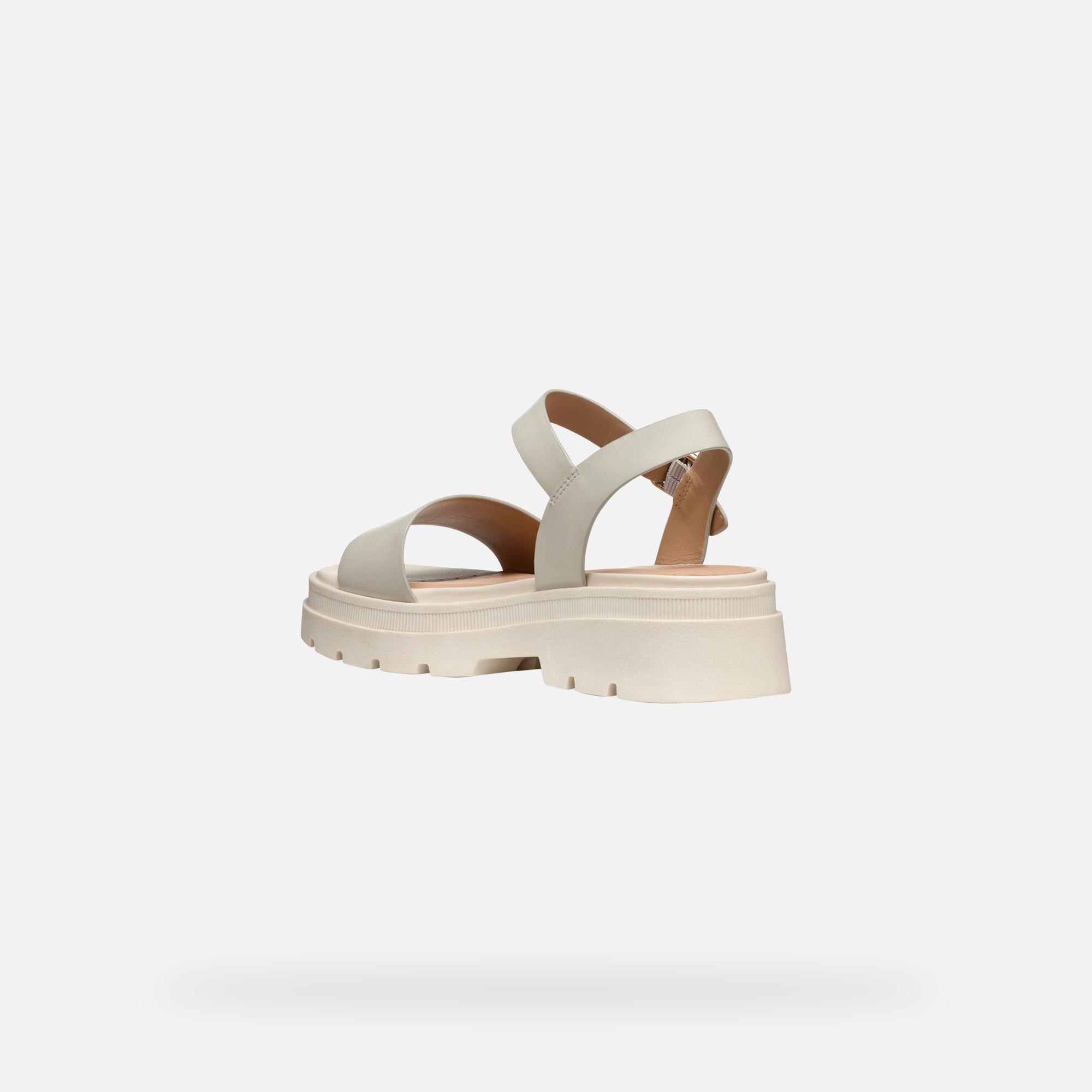 Beige women's sandals Geox Adacter S - Women's