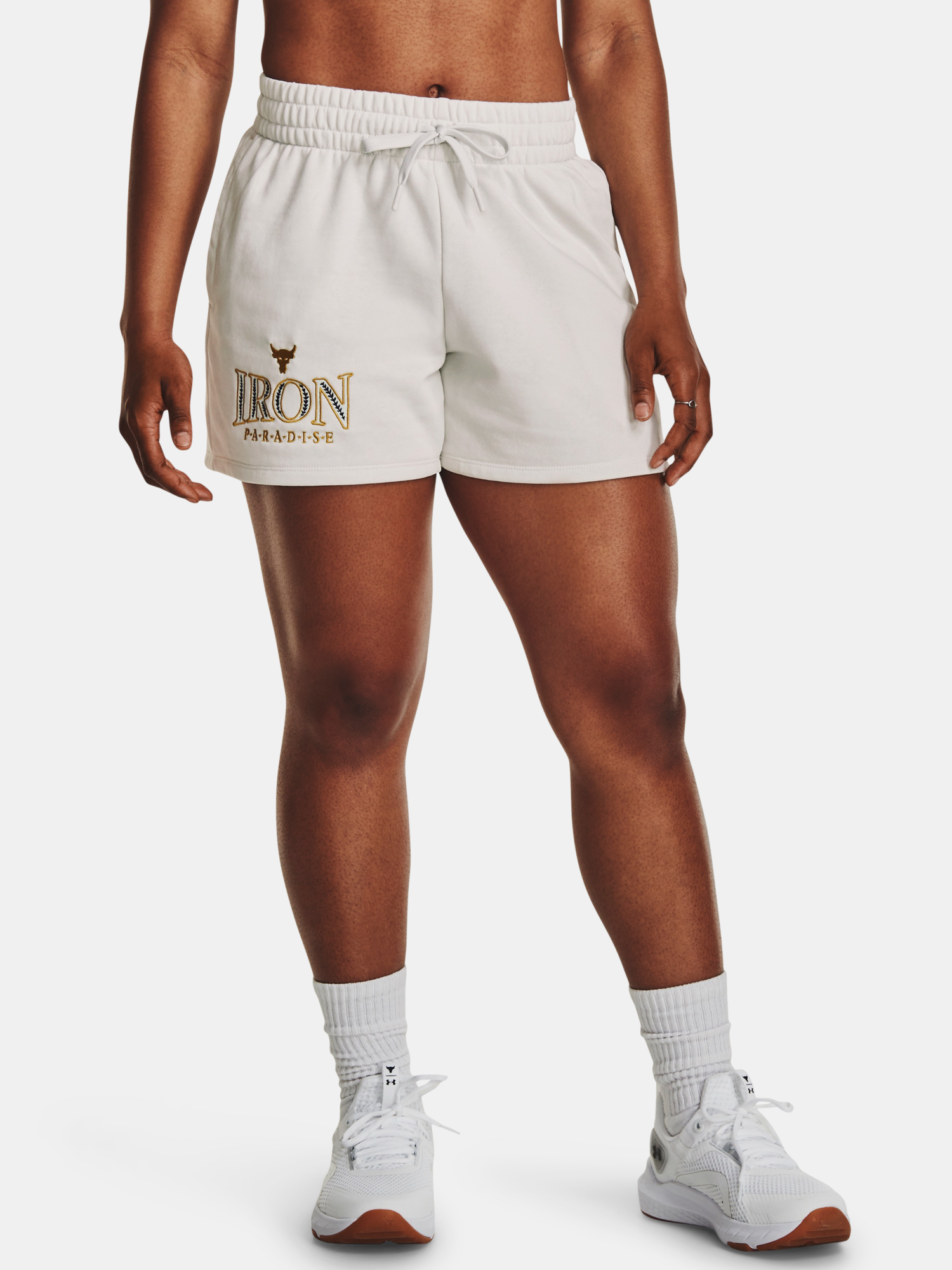 Under Armour Kraťasy Pjt Rck Everyday Terry Short-GRN - Dámské