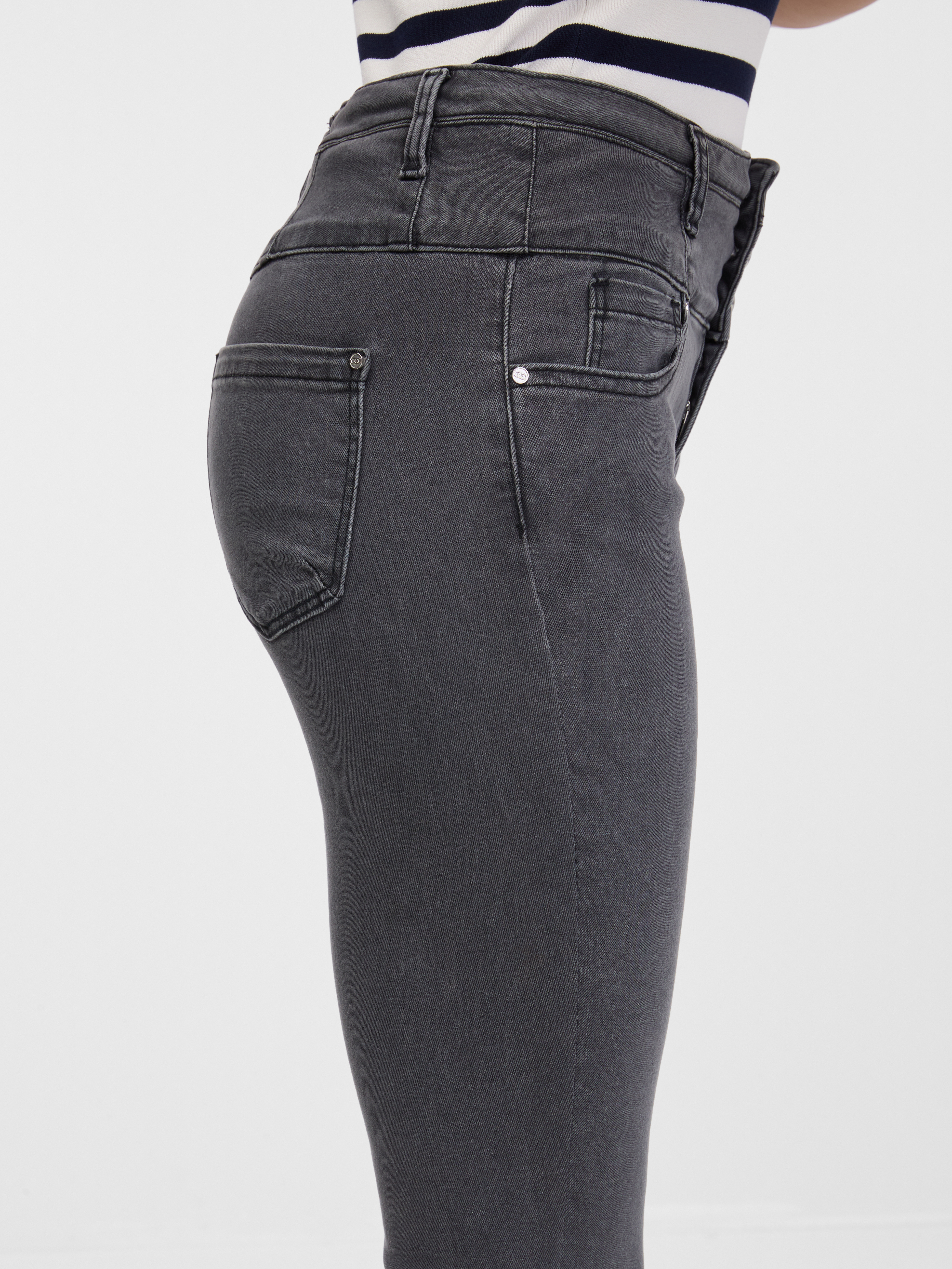 Dark grey women's skinny fit jeans ORSAY - Women's