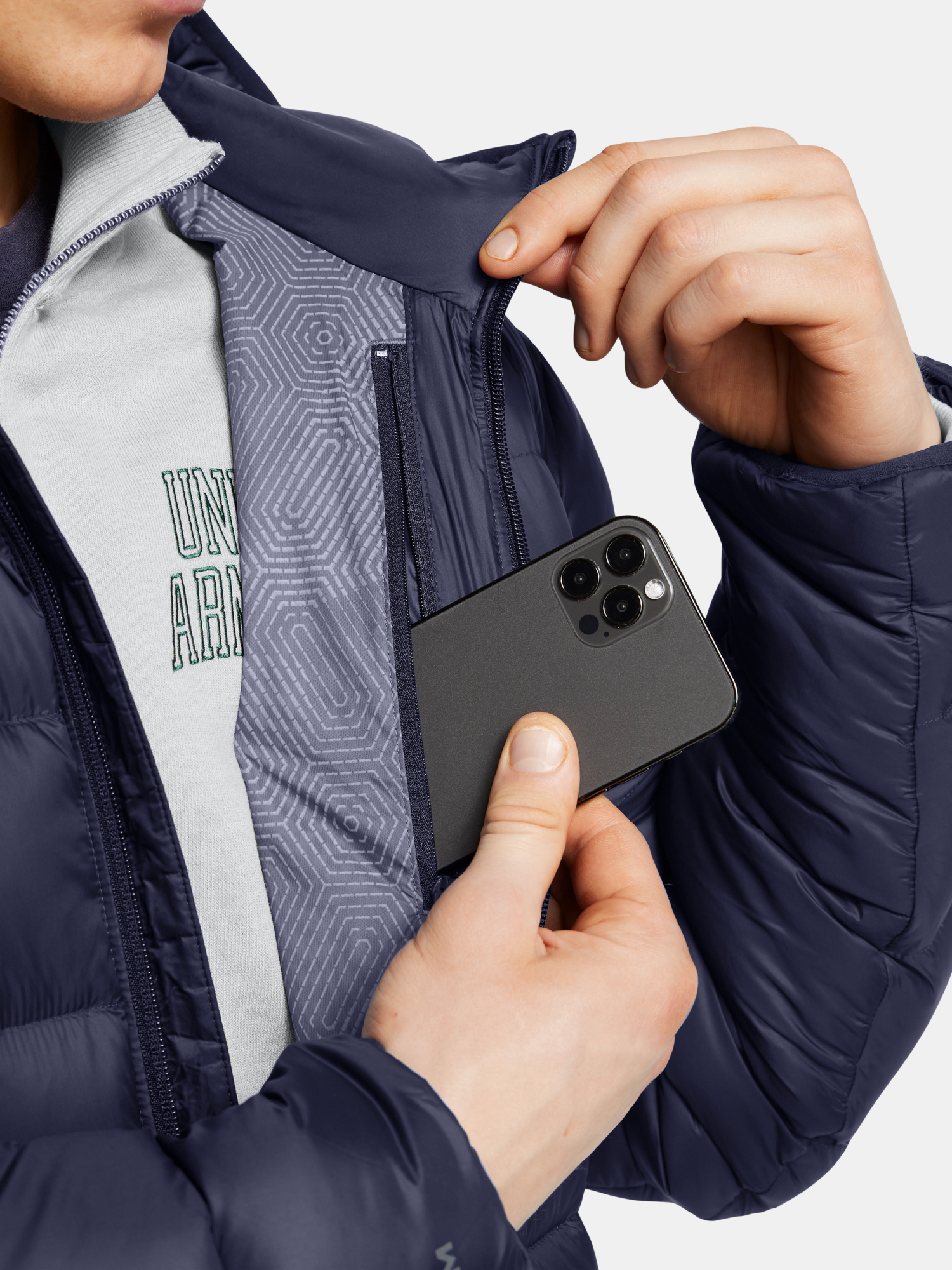Men's jacket Under Armour LEGEND DOWN PARKA-BLU - Men's