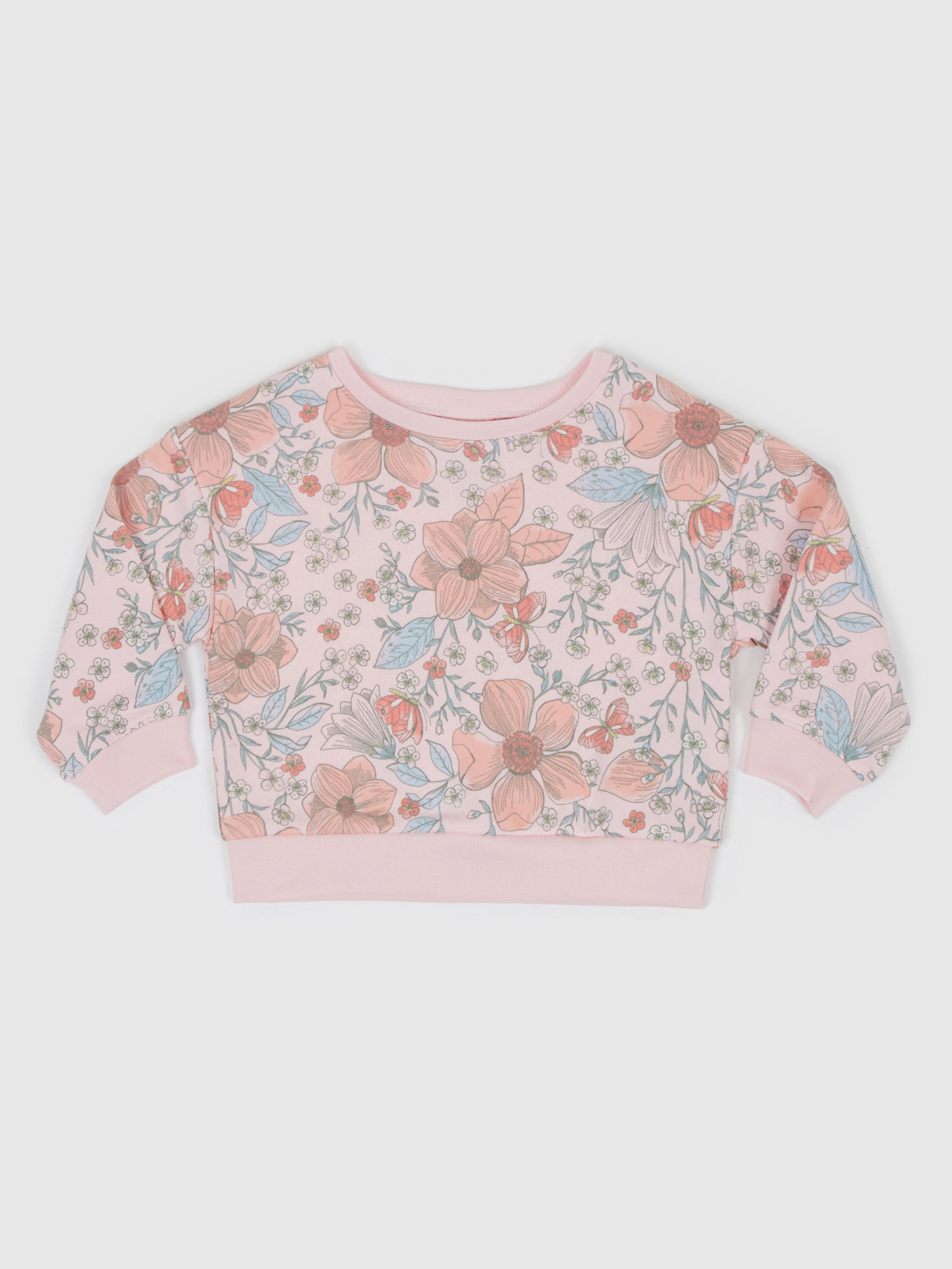 GAP Kids Sweatshirt With Flowers - Girls