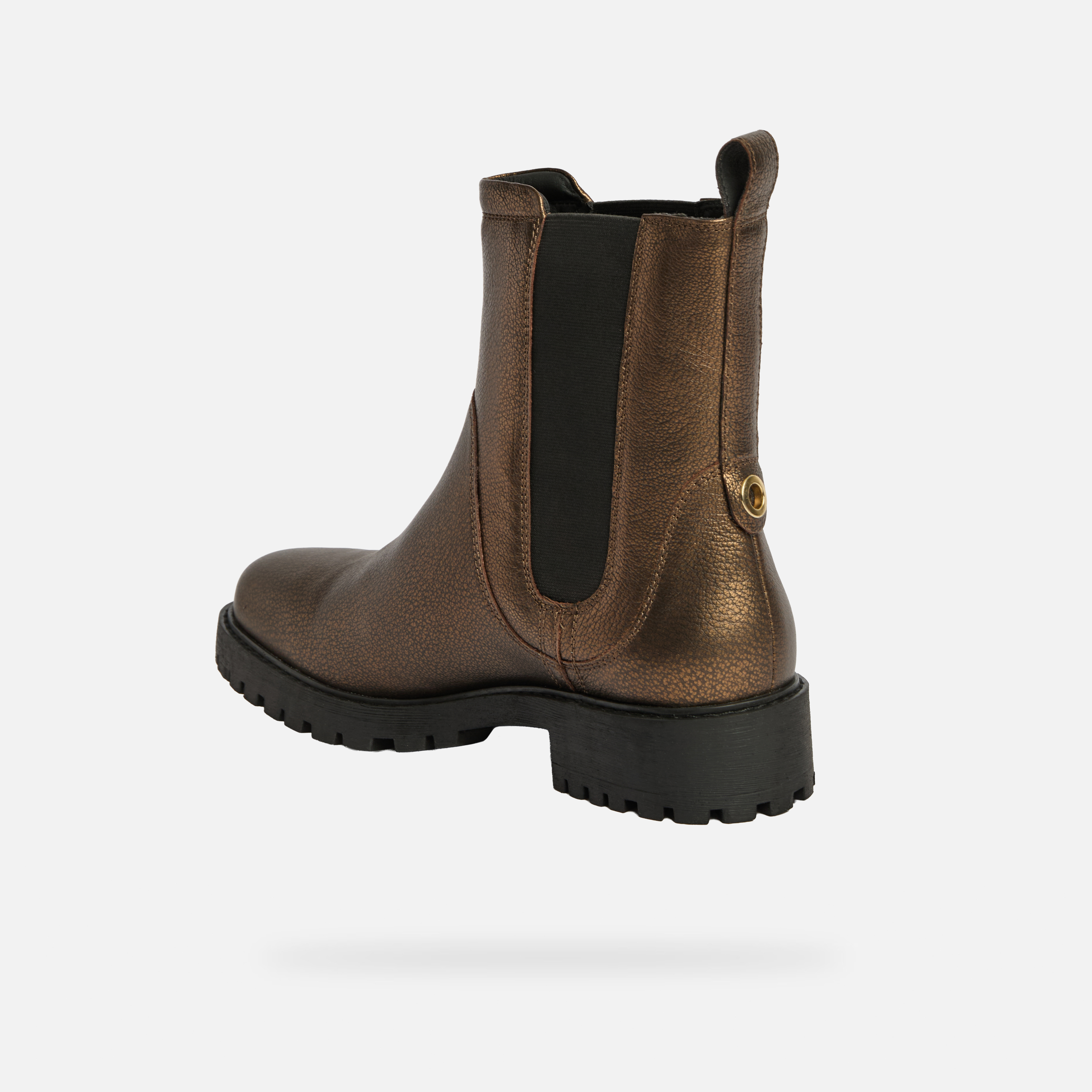 Gold Geox Hoara Women's Ankle Boots - Ladies