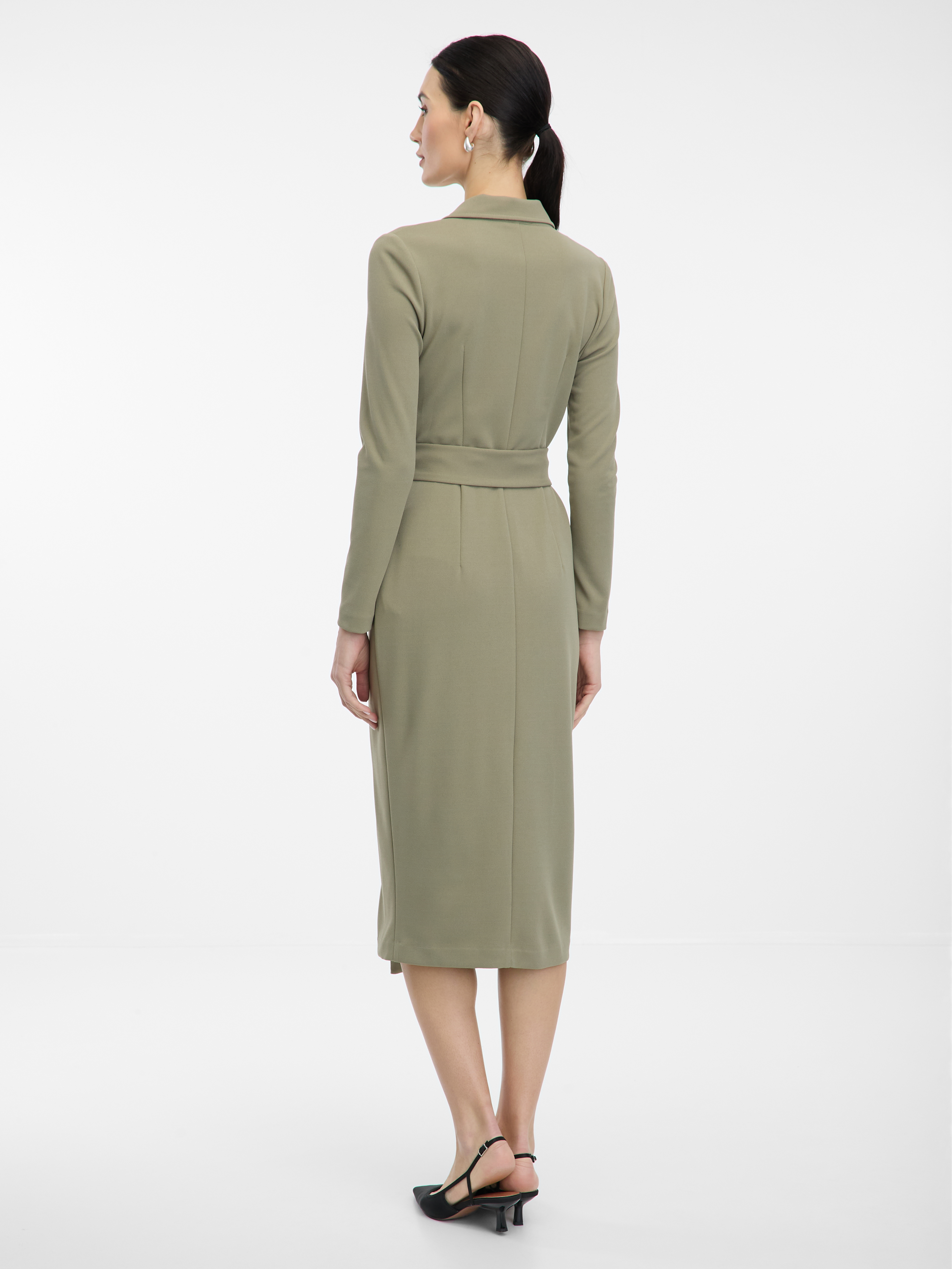 Khaki women's midi dress ORSAY - Women's