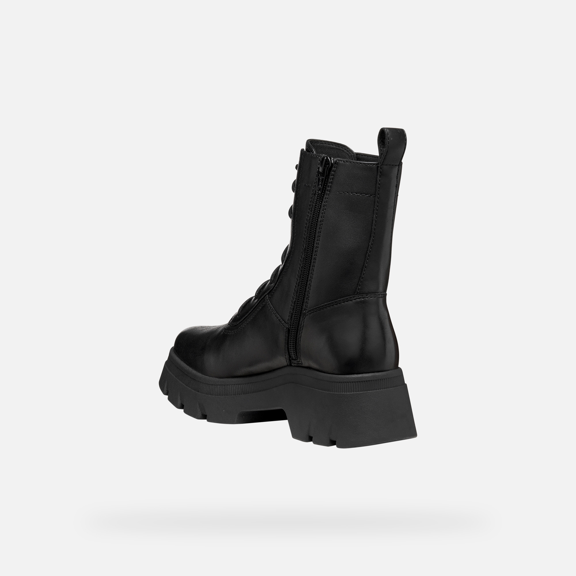 Black Women's Ankle Boots Geox Pluette - Ladies