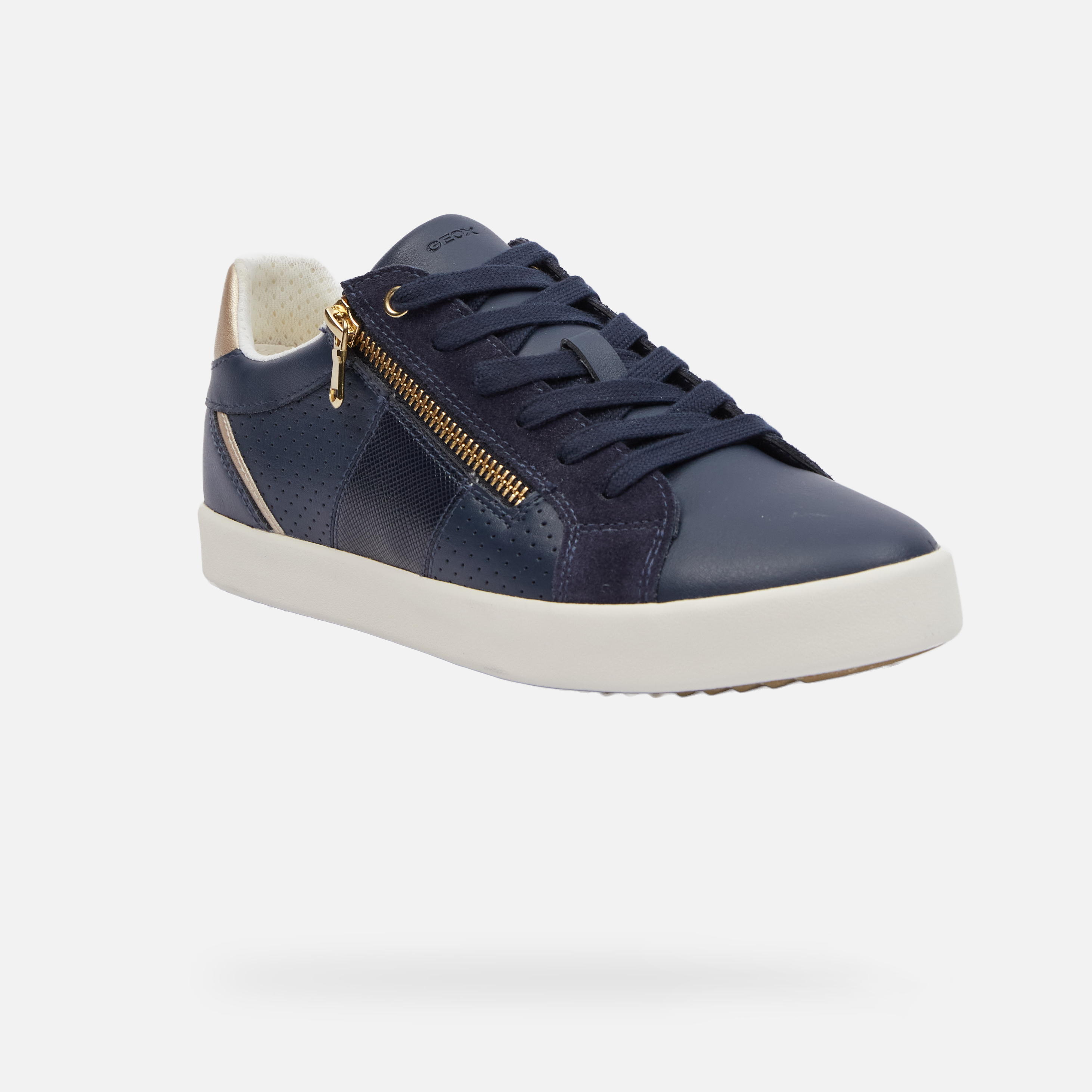 Dark blue women's sneakers Geox Blomiee - Women's