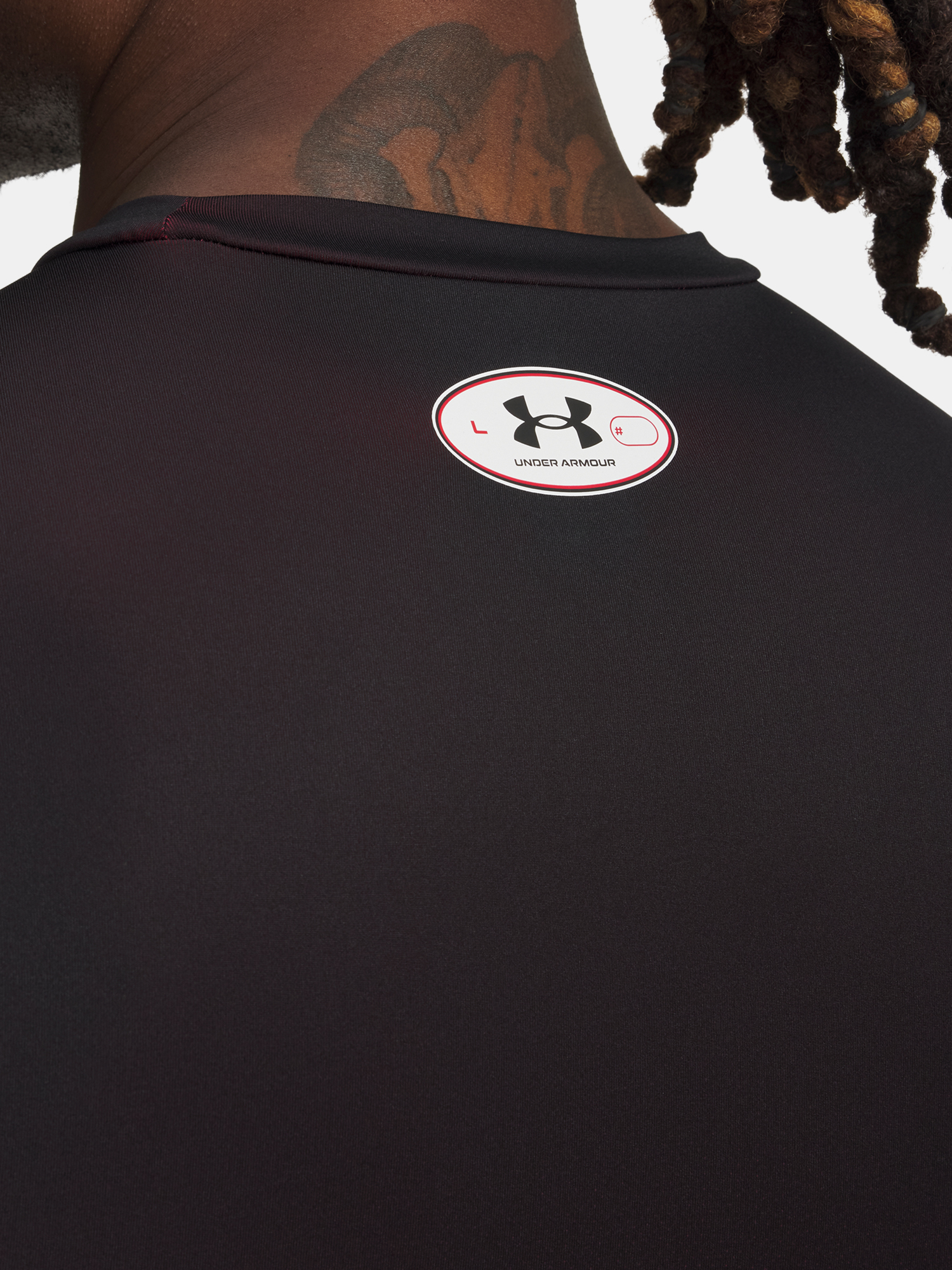 Men's T-shirt Under Armour UA Heatgear Sub Crew LS-RED - Men's