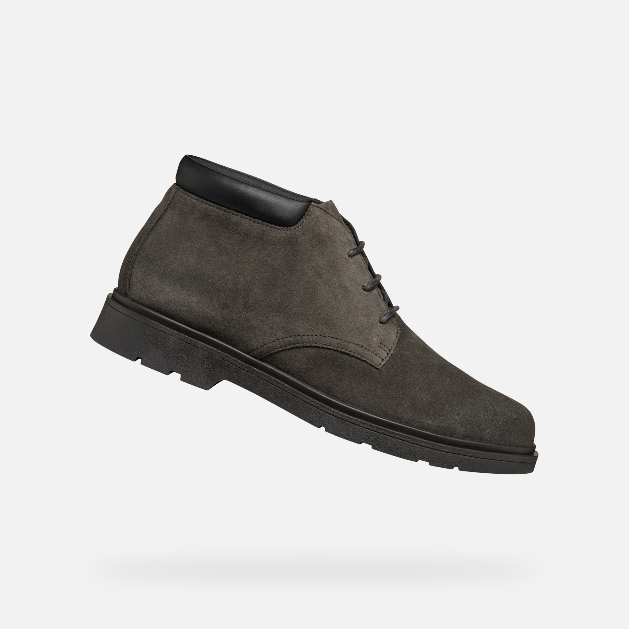 Dark grey mens ankle boots Geox Spherica EC1 - Men