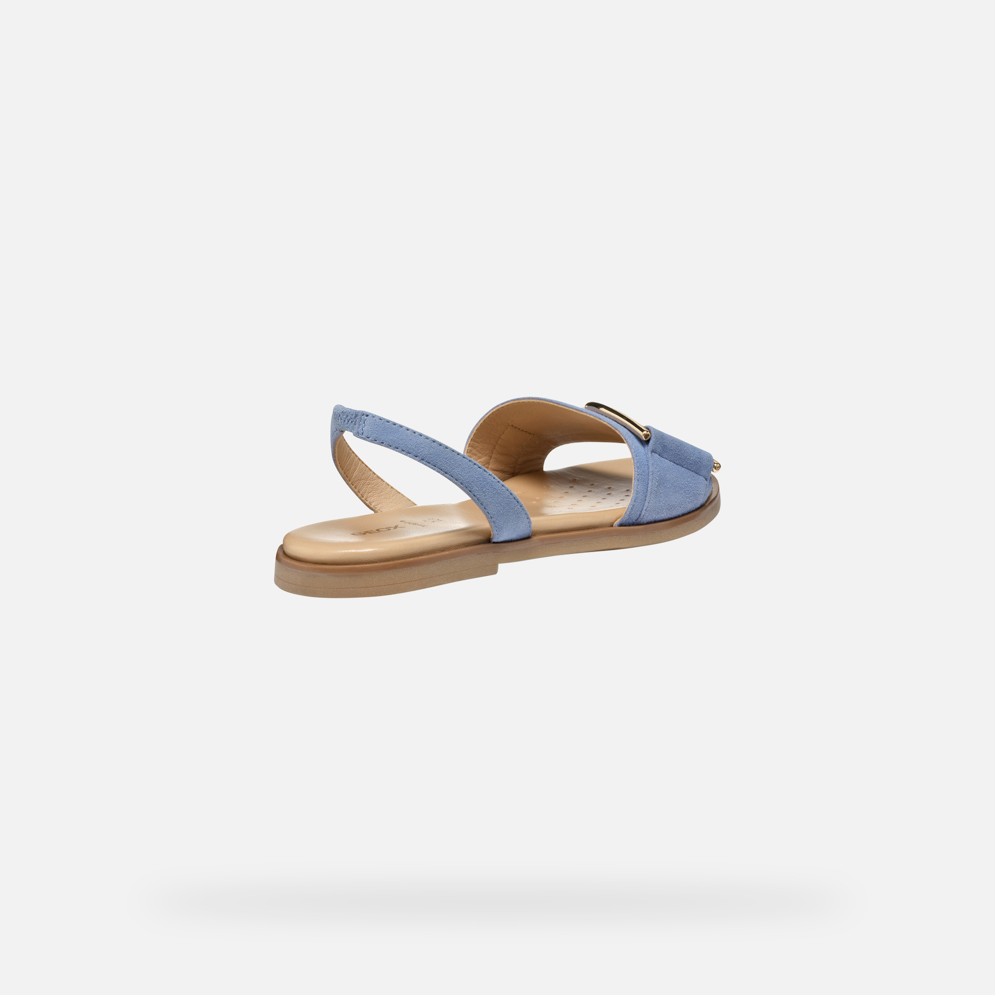 Light blue women's sandals Geox Naileen - Women's