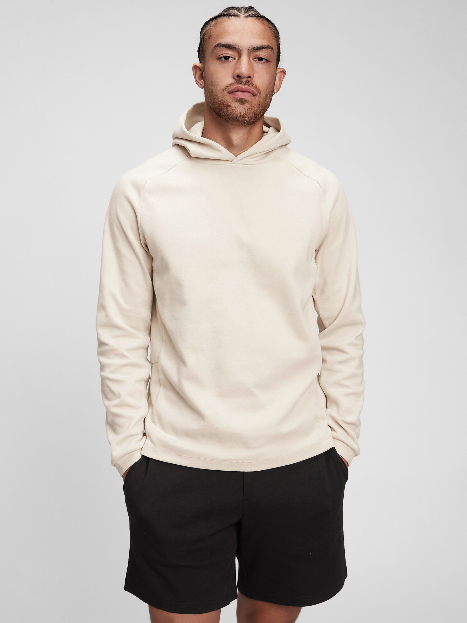 GAP Mikina tech feece hoodie - Pánské
