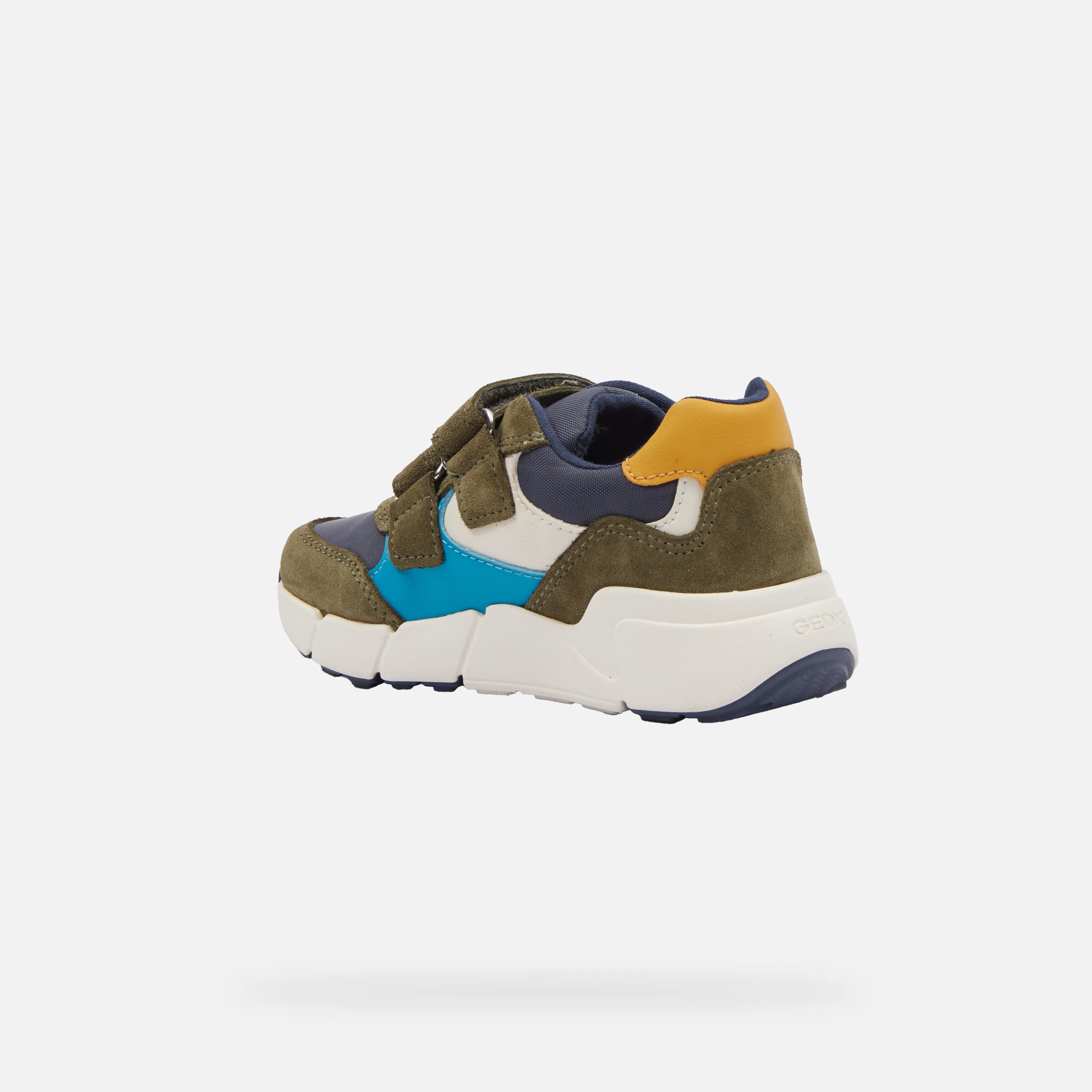 Khaki boys' shoes for the first steps Geox Flexyper Mini Boy - Boys