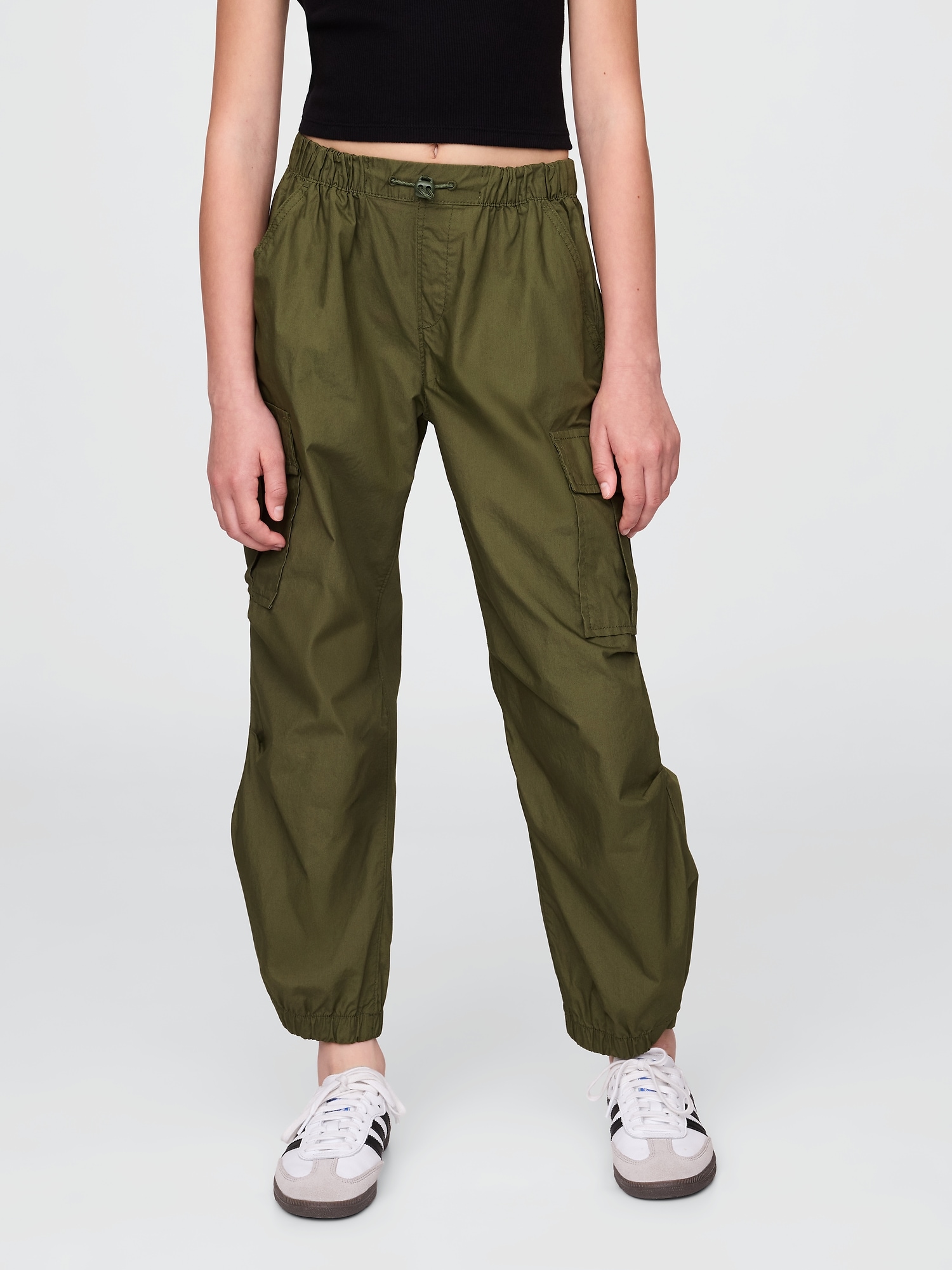 GAP Children&#039;s leatherette cargo pants - Girls