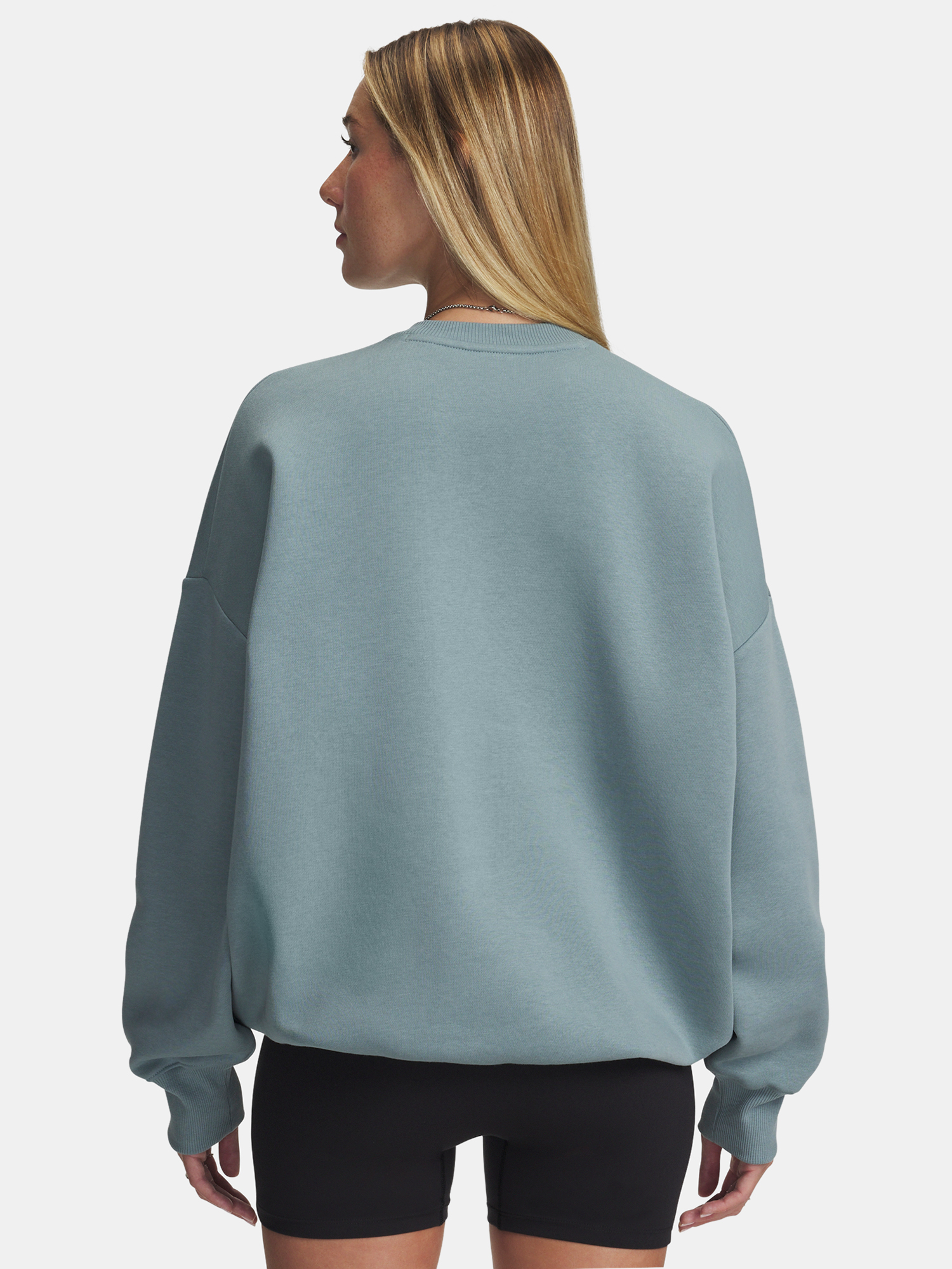 Under Armour Rival Flc OS Varsity Crew-GRN Women's Sweatshirt - Women's