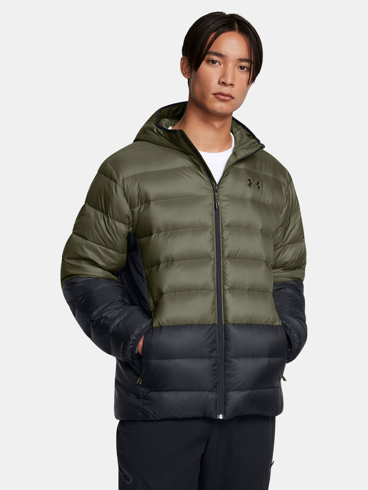 Men's jacket Under Armour LEGEND DOWN HOODED JACKET-GRN - Men's