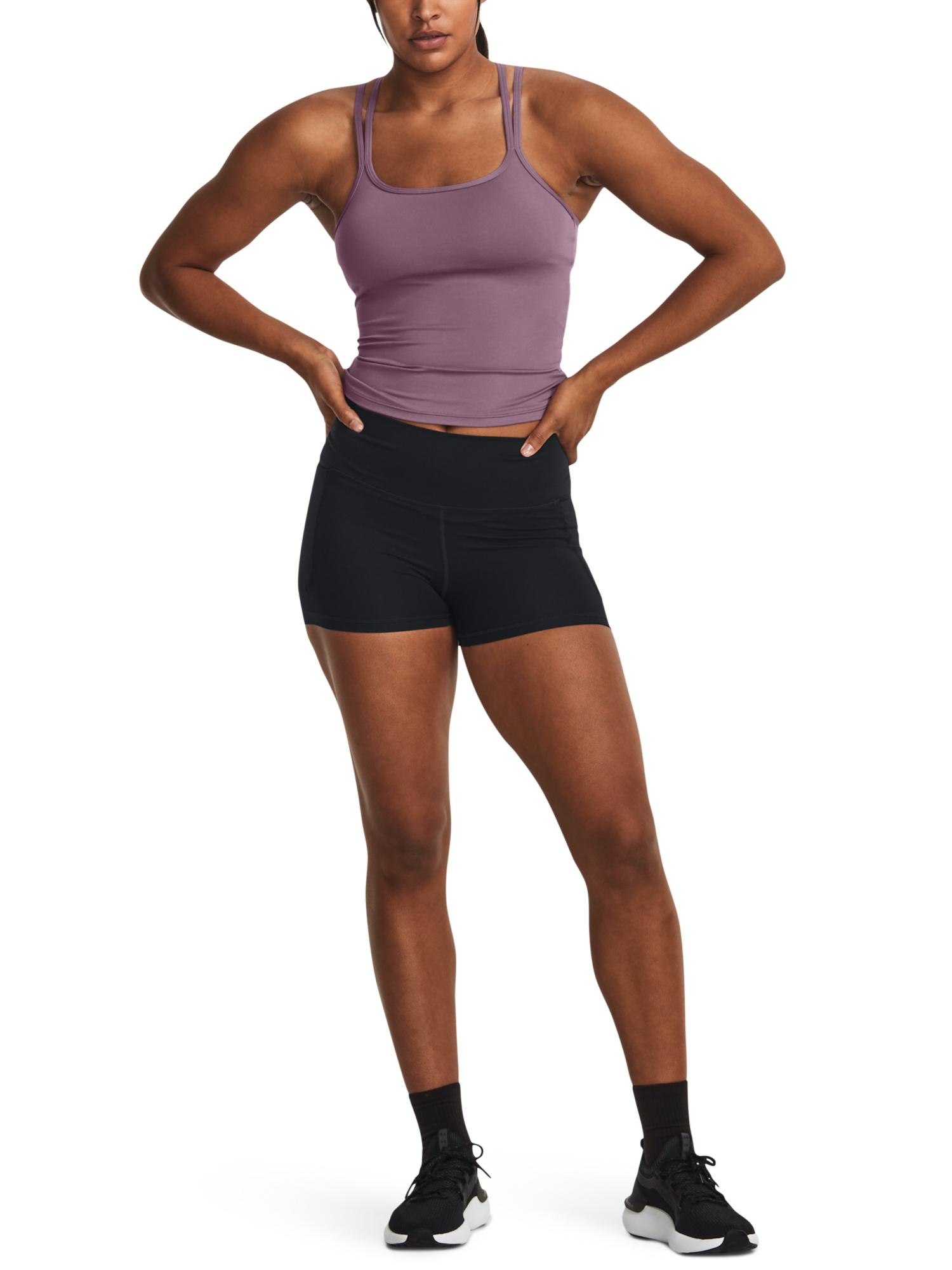 Pantaloni si pantaloni scurti pentru femei Under Armour - negru