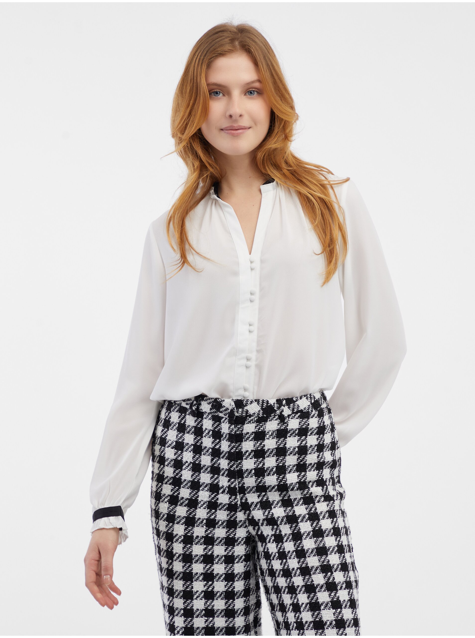 Marimi curvy pentru femei ORSAY - alb