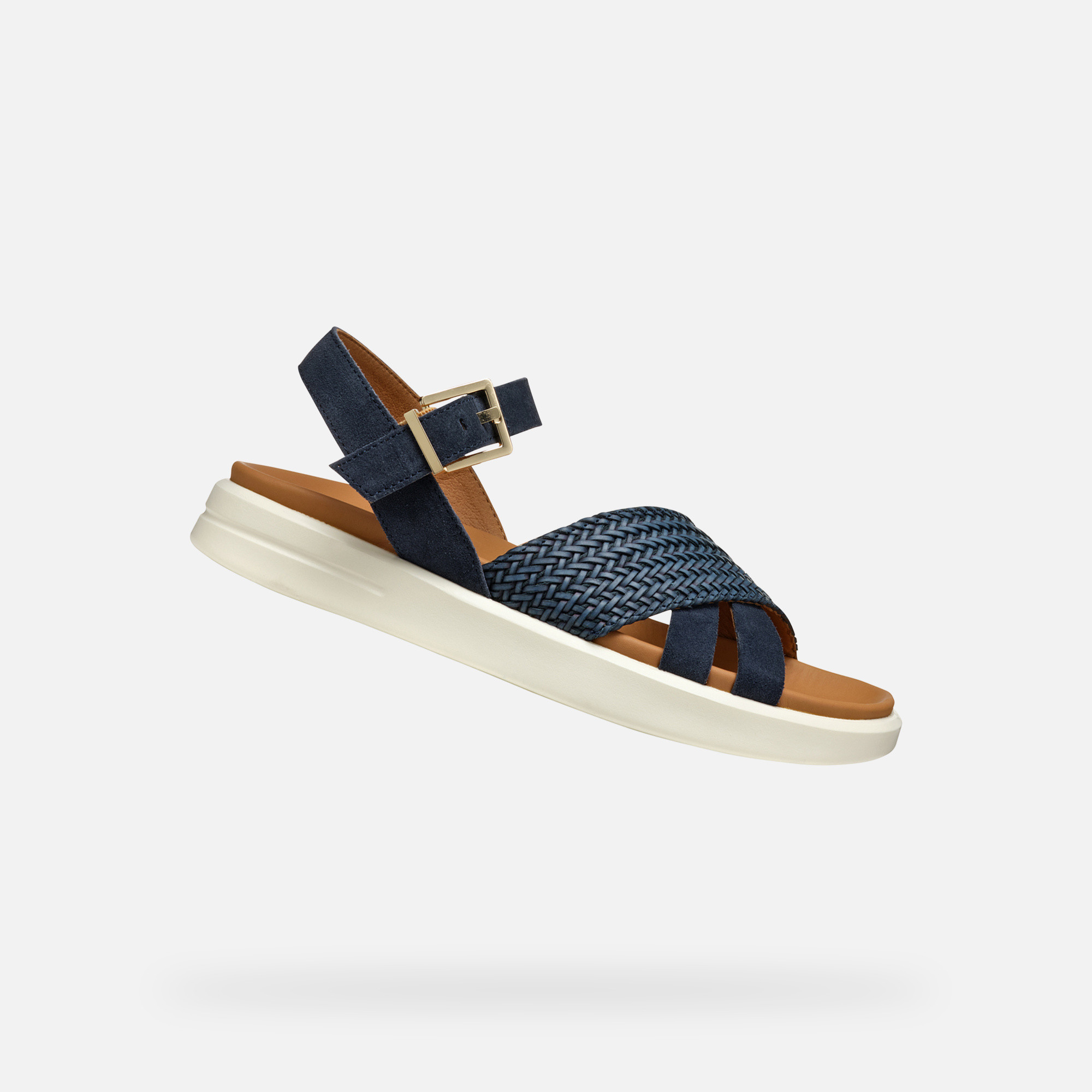 Dark blue women&#039;s sandals Geox XAN2S - Women&#039;s