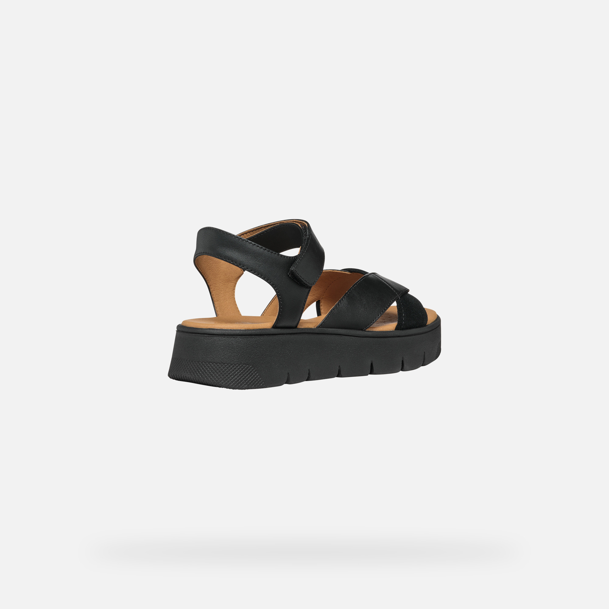 Black women's sandals Geox Dandra 40 - Women's