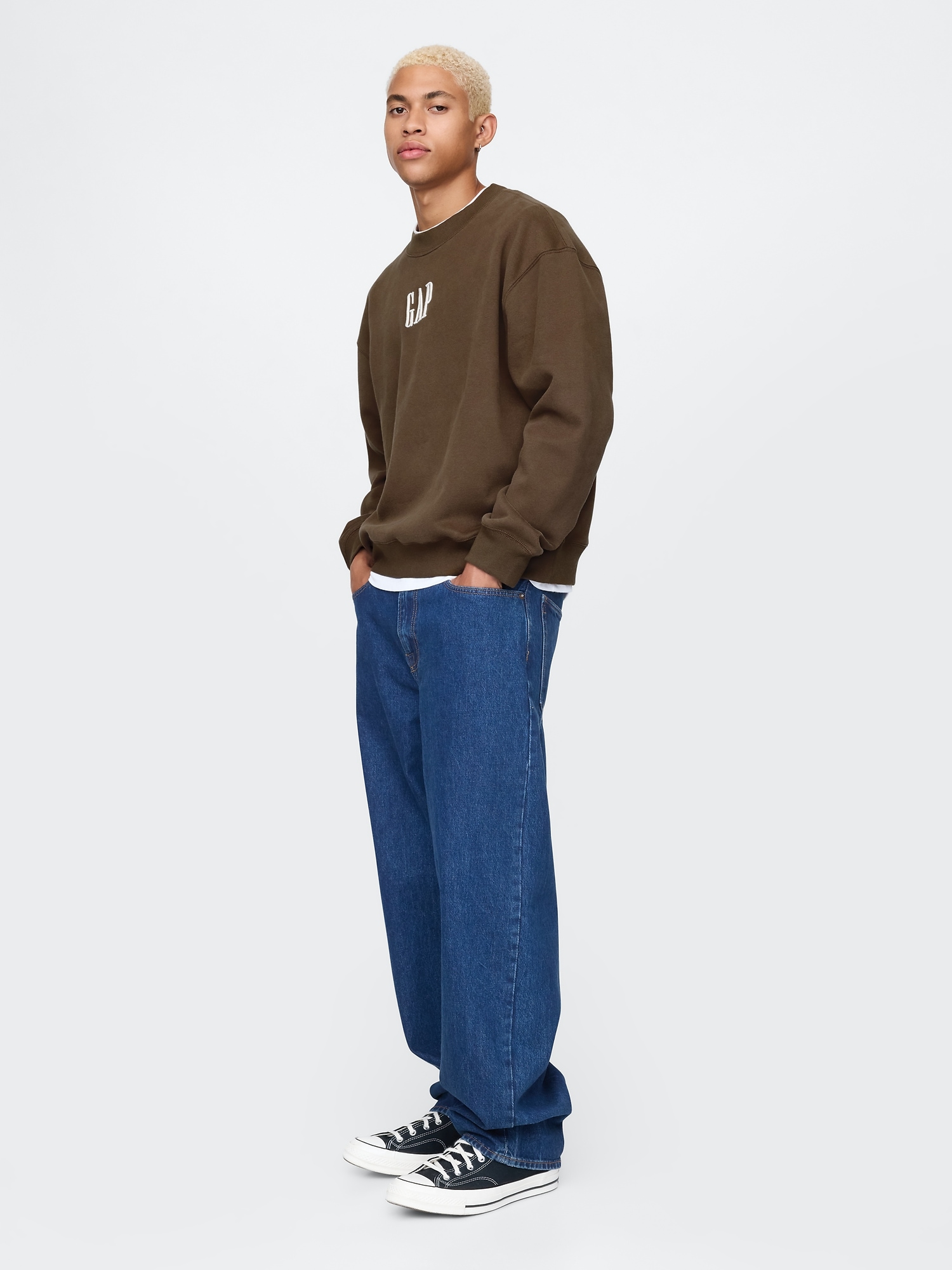 GAP Oversize sweatshirt with logo - Men&#039;s
