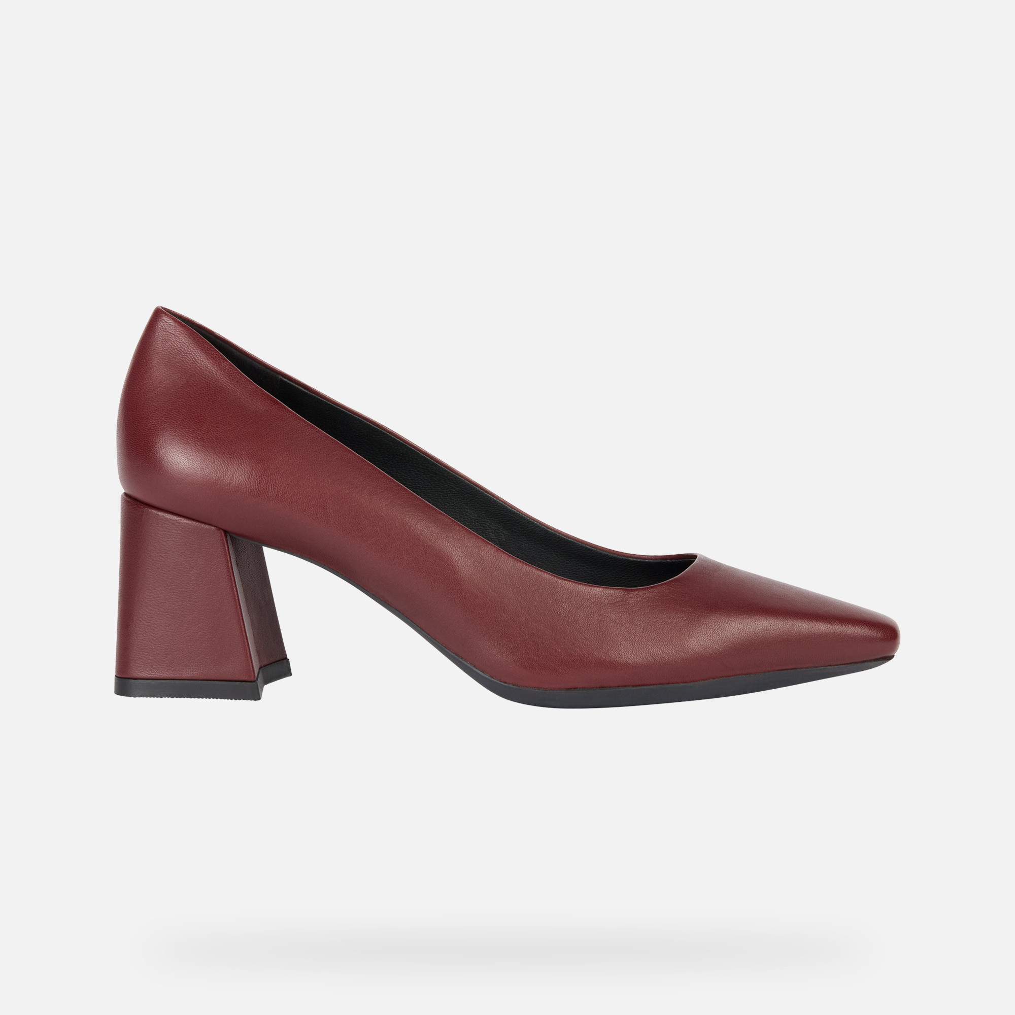 Burgundy women's pumps Geox Giselda - Women's